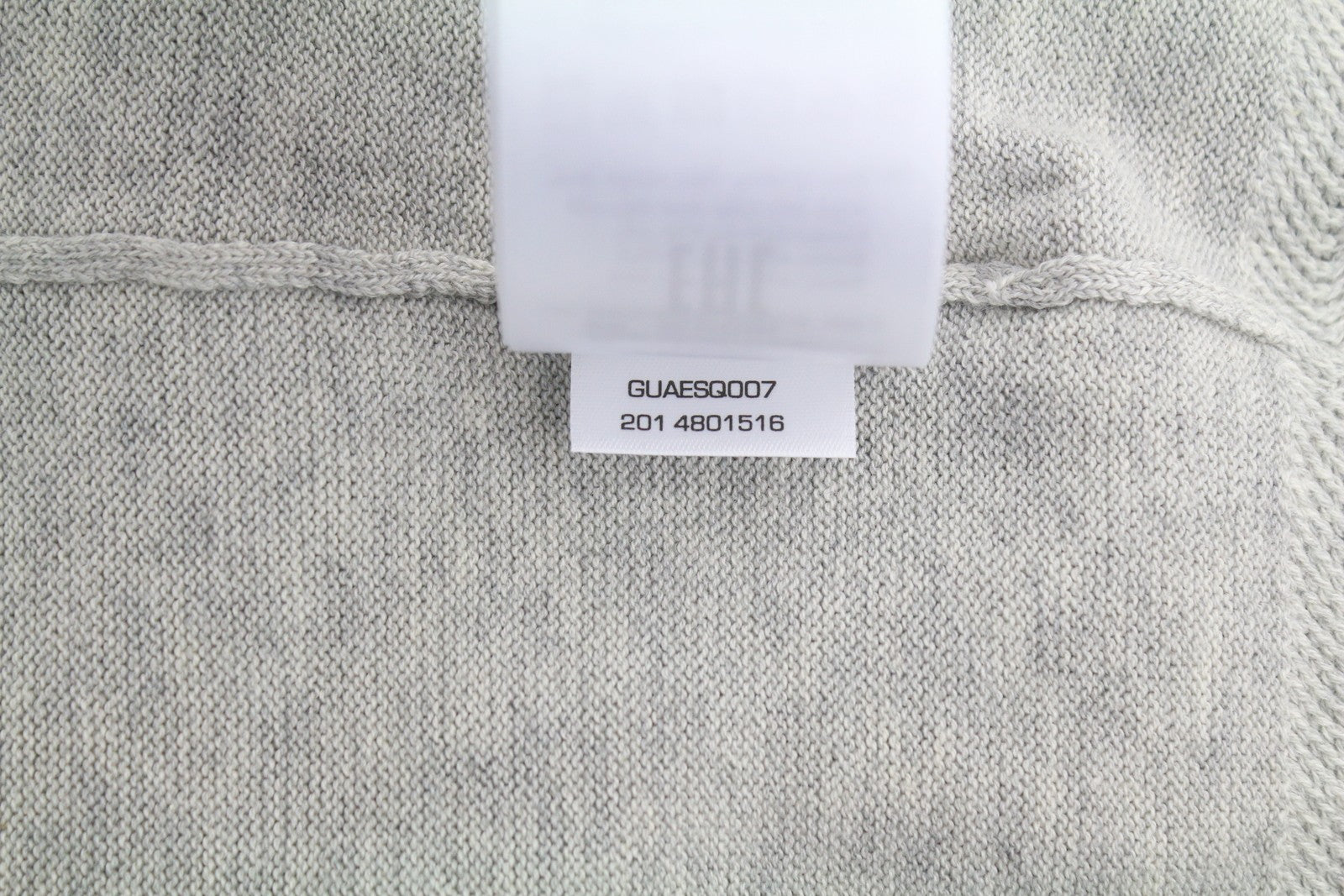 GANT Light Cotton V Neck Women Jumper 2XL Light Grey Melange Knit Pullover