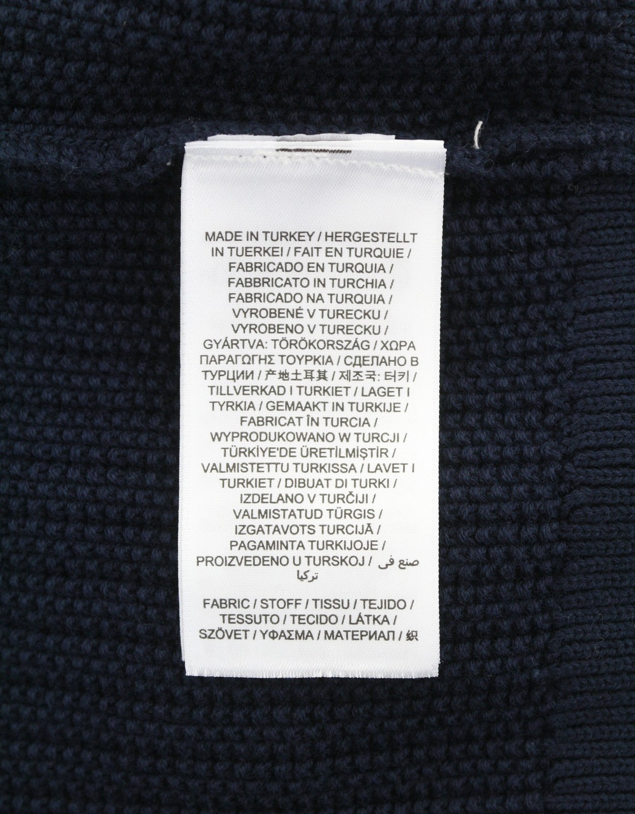 GANT Rib Pique Cardigan Women Jumper XS Evening Blue Organic Button-Up Knit