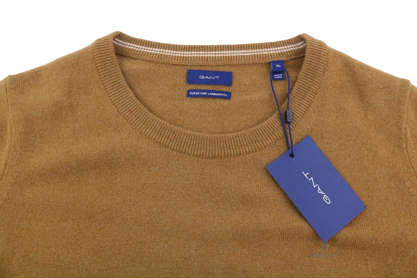 GANT Super Fine Lambswool Women Jumper XL Roasted Walnut Knit Pullover