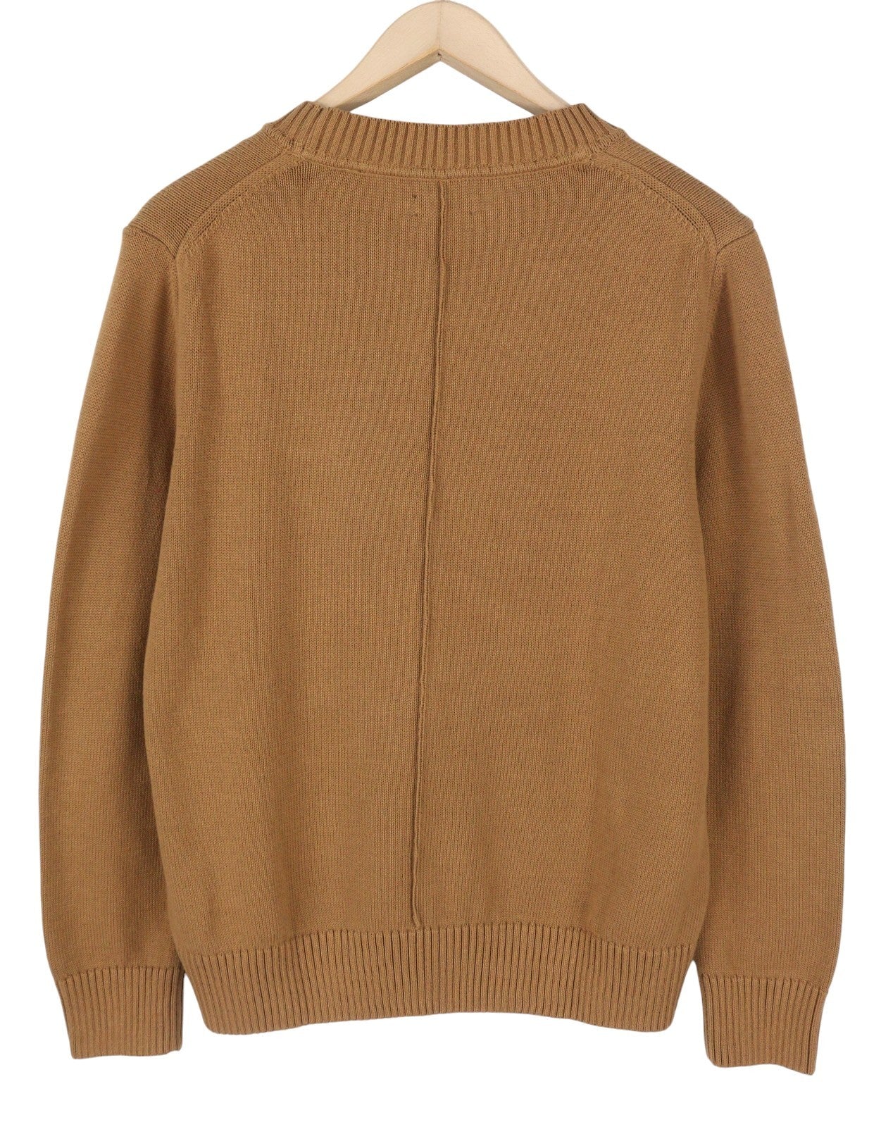 GANT Icon G Cotton C-Neck Women Jumper L Roasted Walnut Organic Knit Pullover