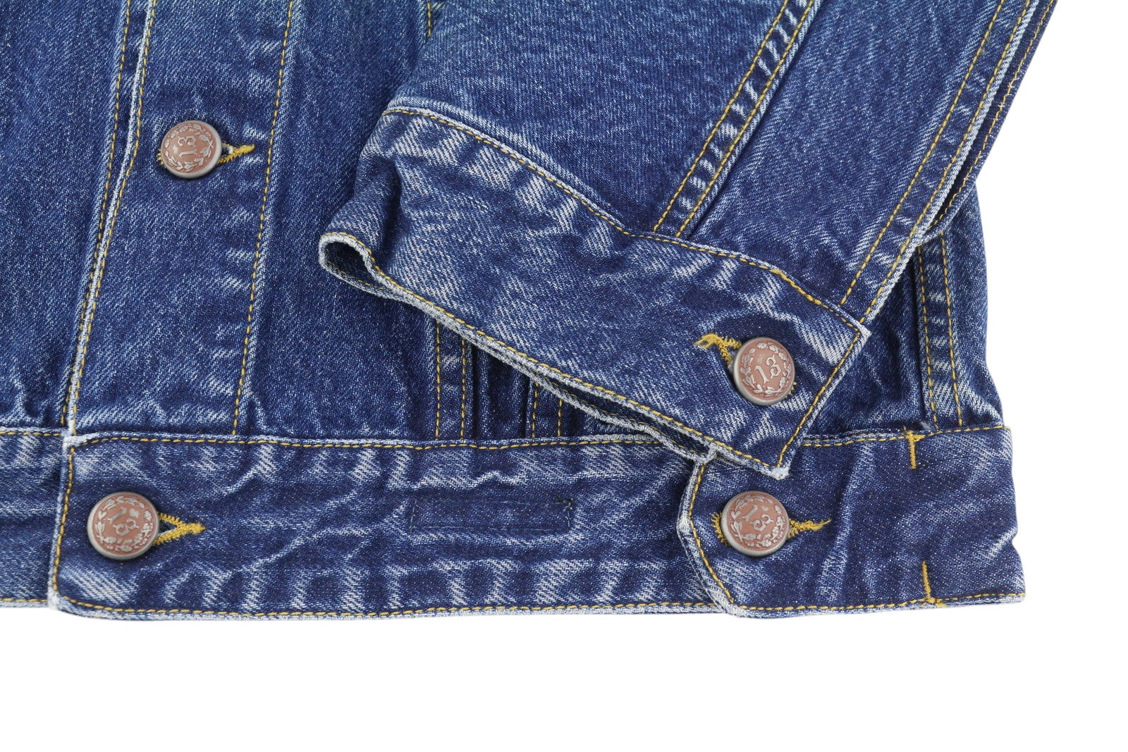 R13 Cropped Raglan Trucker Women Jacket M Jasper Tex Button Spread Blue RRP798