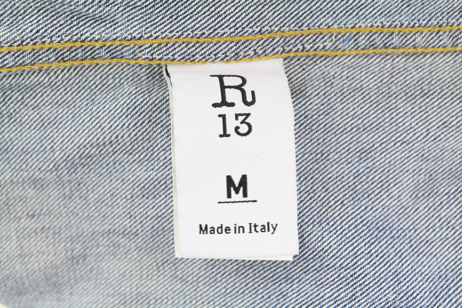 R13 Cropped Raglan Trucker Women Jacket M Jasper Tex Button Spread Blue RRP798