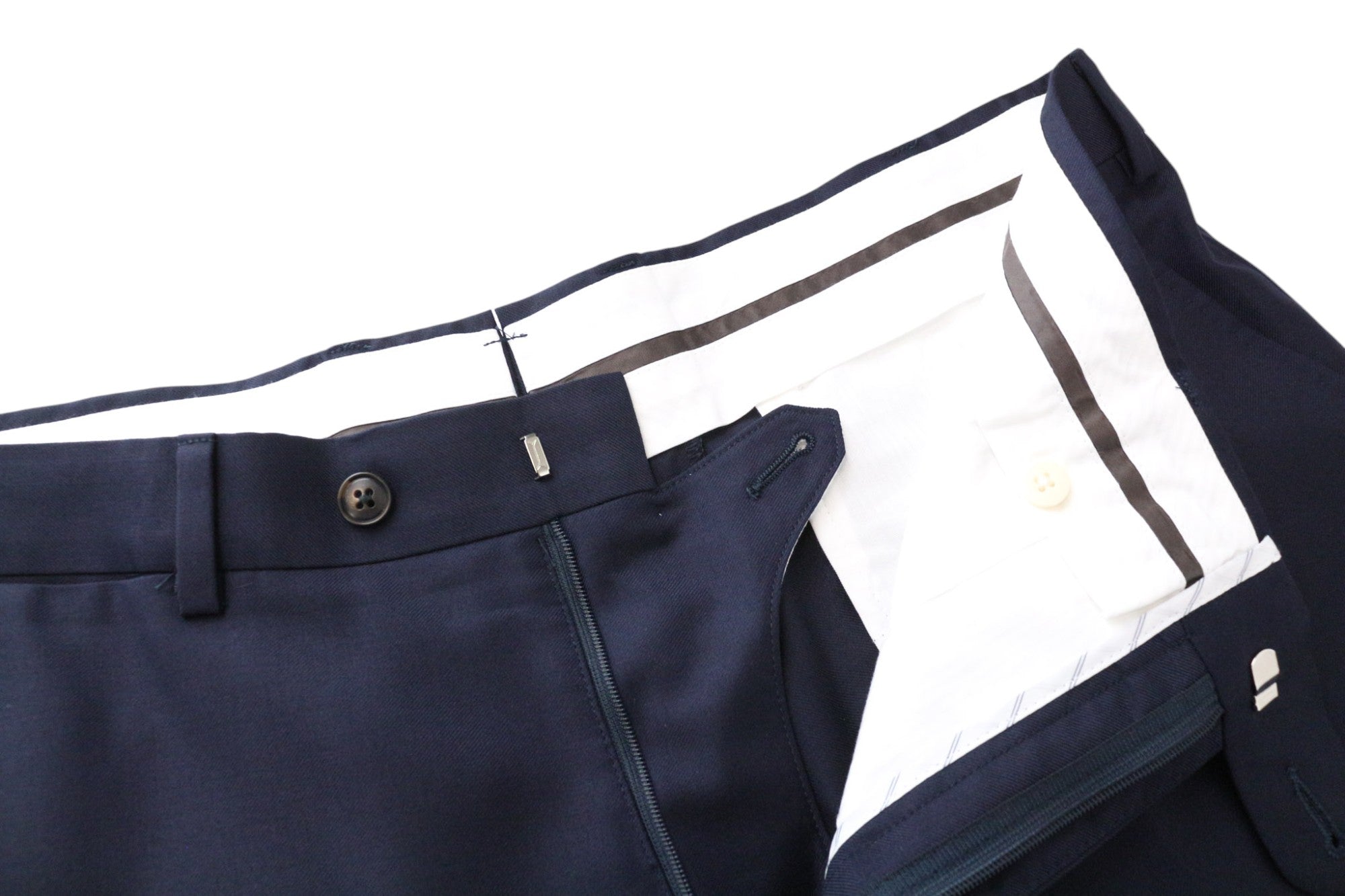 SUITSUPPLY La Spalla Men's Suit UK44R Pure Wool Navy Blue Two Piece Single