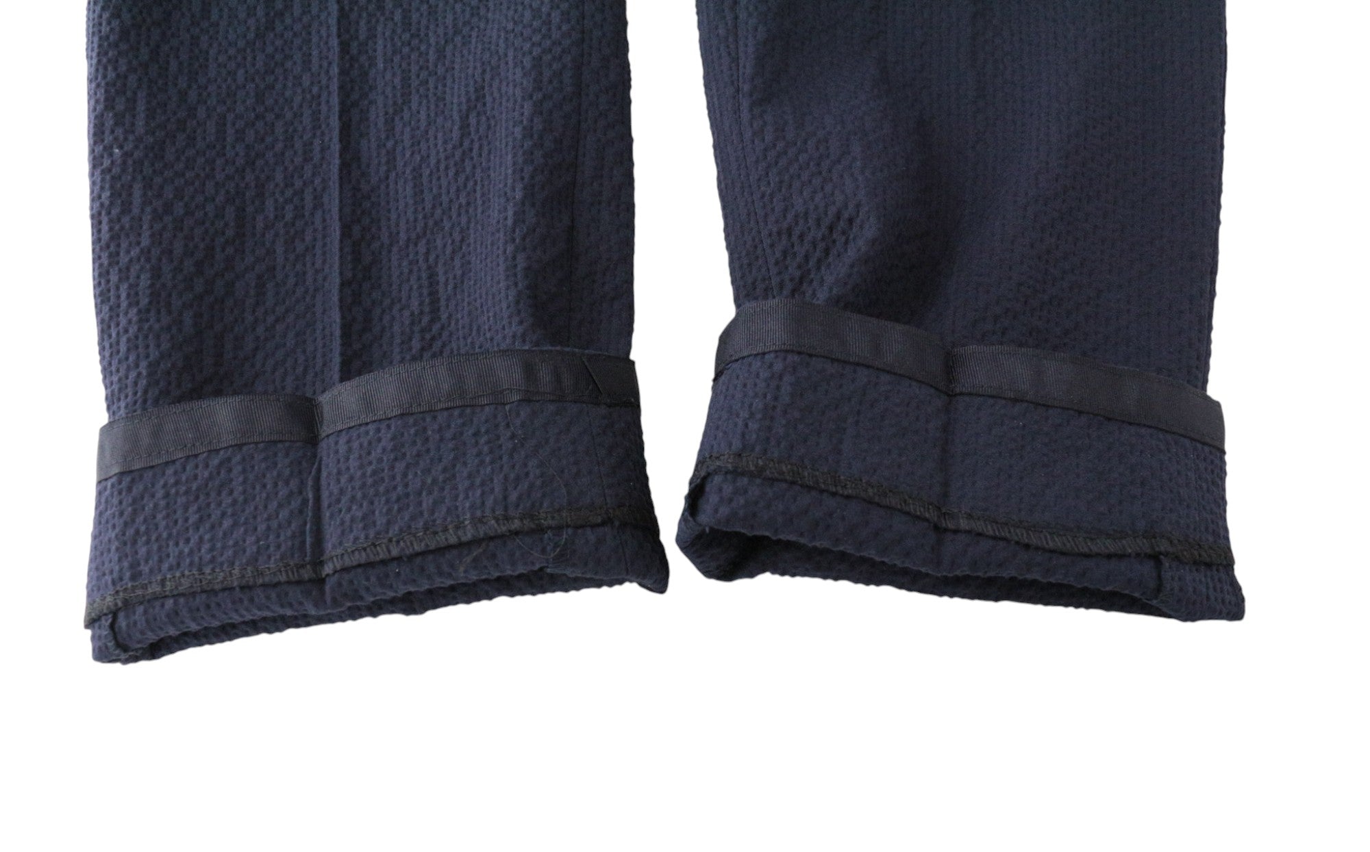 SUITSUPPLY Havana Patch Men's UK38R Navy Slim Cotton Stretch Suit 2-Piece