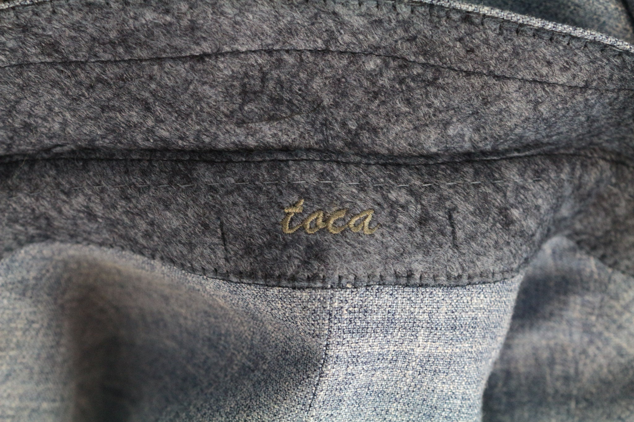 SUITSUPPLY La Spalla Men's UK40S Suit Blue Slim 3-Piece Wool Silk Melange