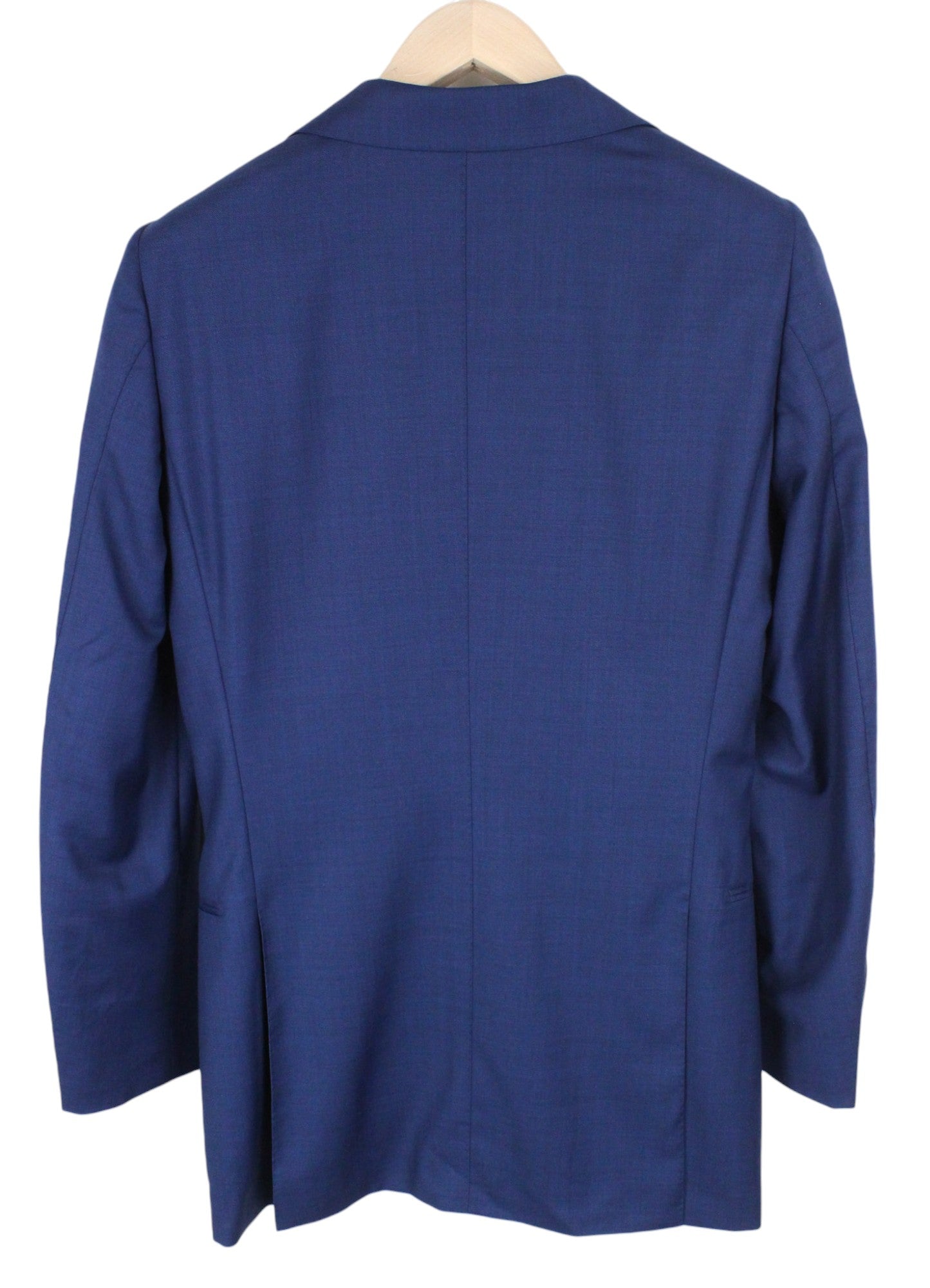 SUITSUPPLY La Spalla Men's Suit UK36L Wool S110s Mid-Blue Sharkskin 2-Piece