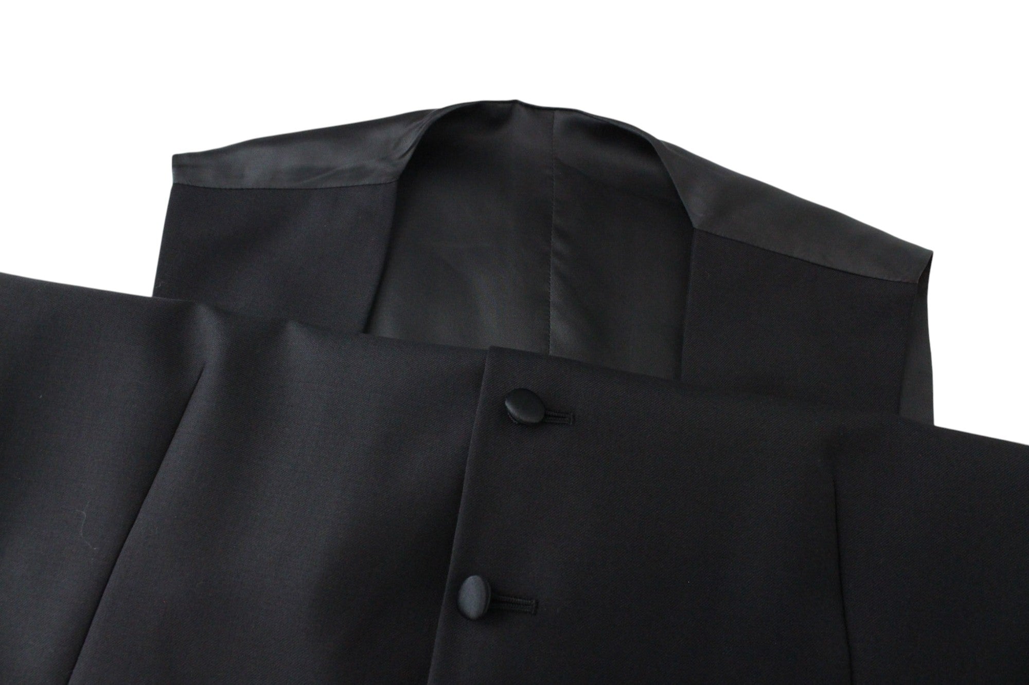 SUITSUPPLY La Spalla Men's Suit UK36R Navy Wool 3 Piece Single Front