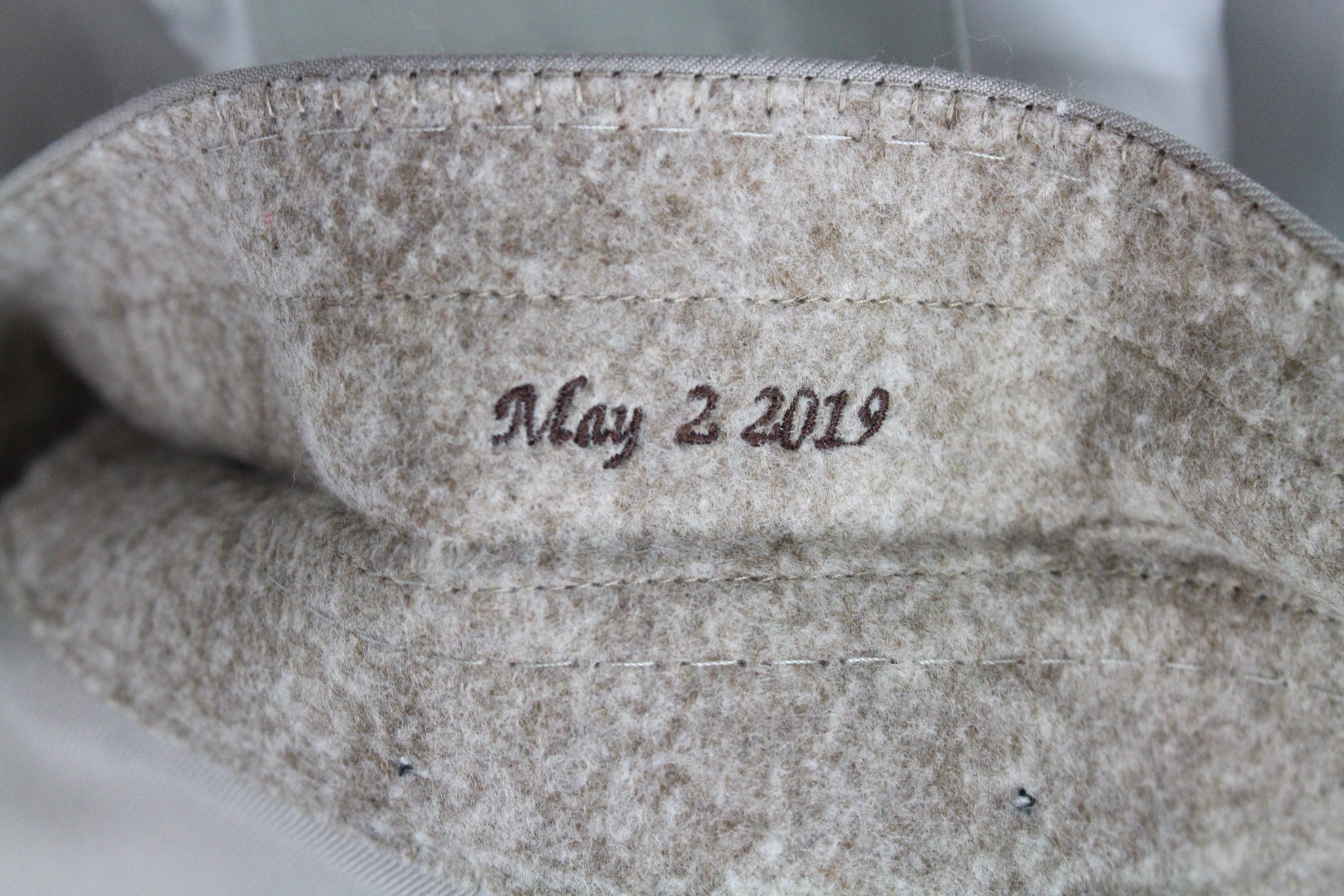 SUITSUPPLY La Spalla Men Suit UK44S Light Beige 2-Piece Slim Melange Wool Twill