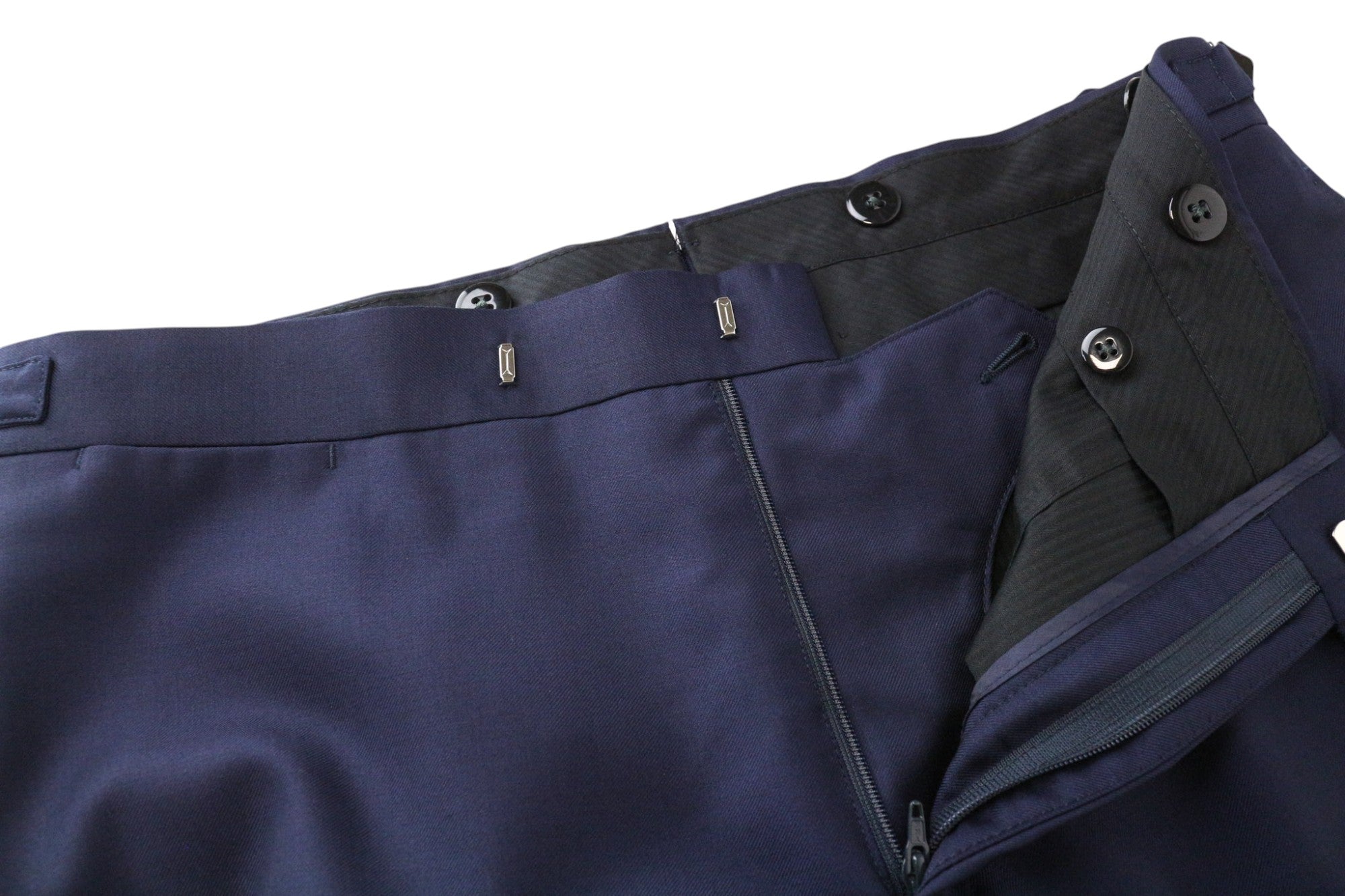 SUITSUPPLY Lazio Tuxedo Men's Suit UK36R Slim Fit Navy Super 130's Wool 3-Piece