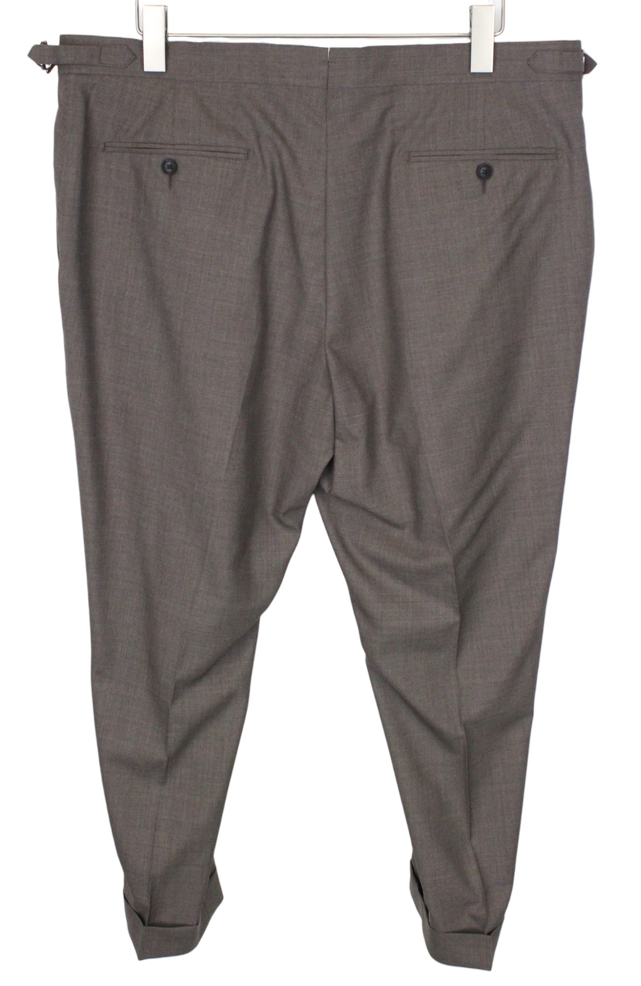 SUITSUPPLY La Spalla Men's Suit UK48R Brown Slim Wool Tropical S120 2Pc Melange