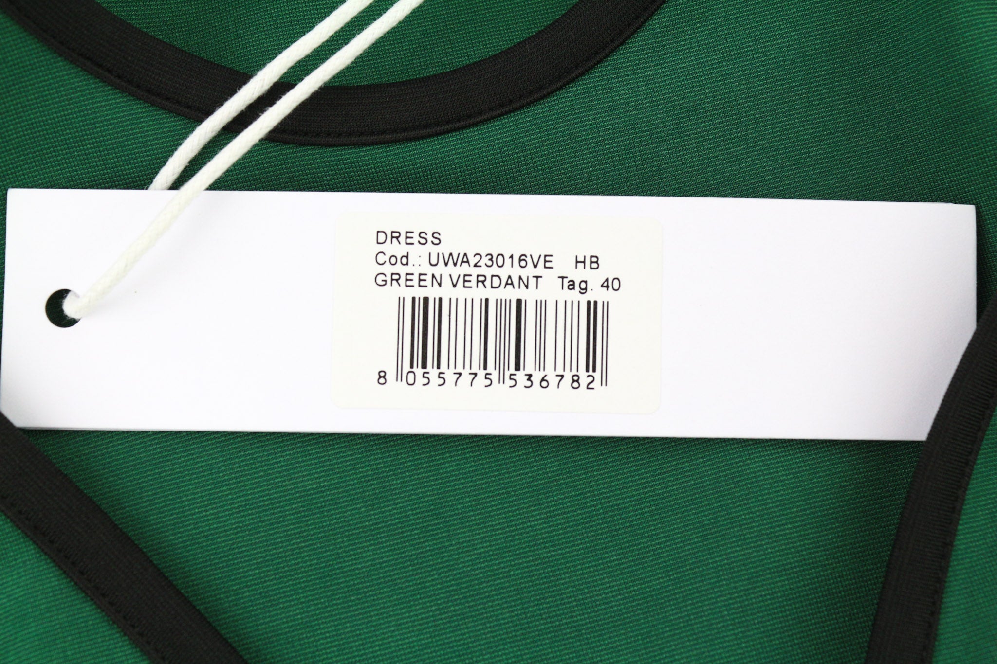 JOHN RICHMOND moteriška suknelė S žalia su iškirpte ir logotipu ilgomis rankovėmis 