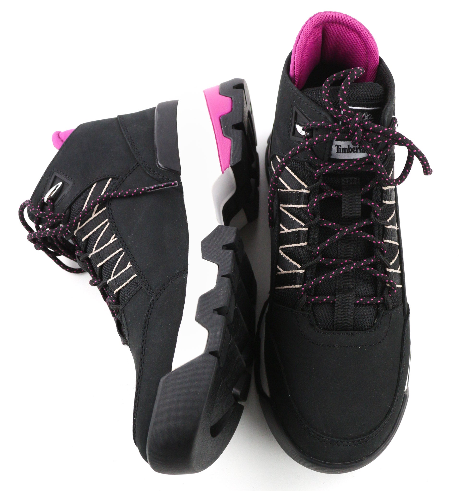 TIMBERLAND A2H41-A6319 moteriški batai EU37.5/38 juodos odos su raišteliais 