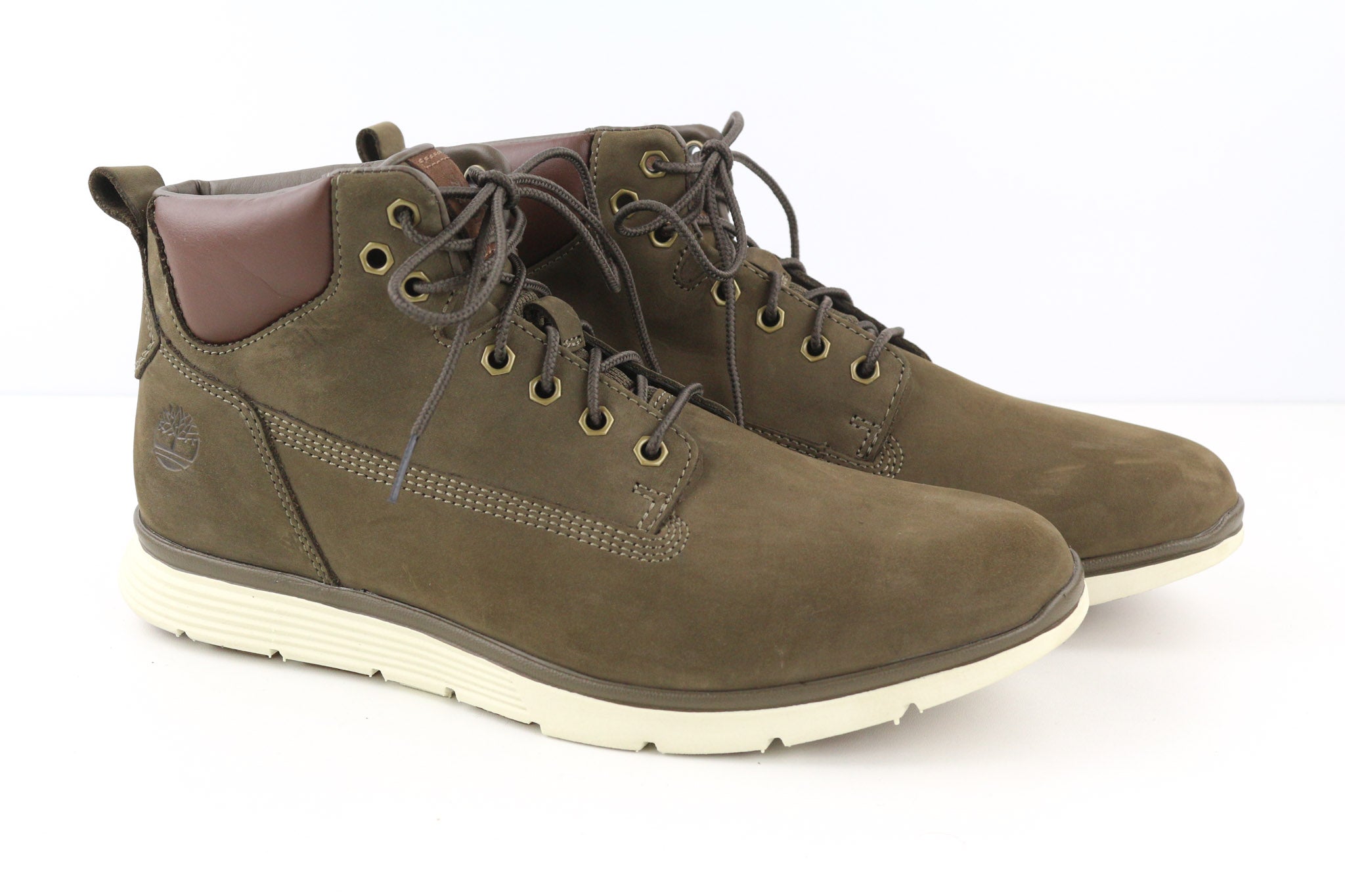 TIMBERLAND A2DNF-A6246 vyriški batai EU43.5/44 chaki spalvos odiniai aukštakulniai 