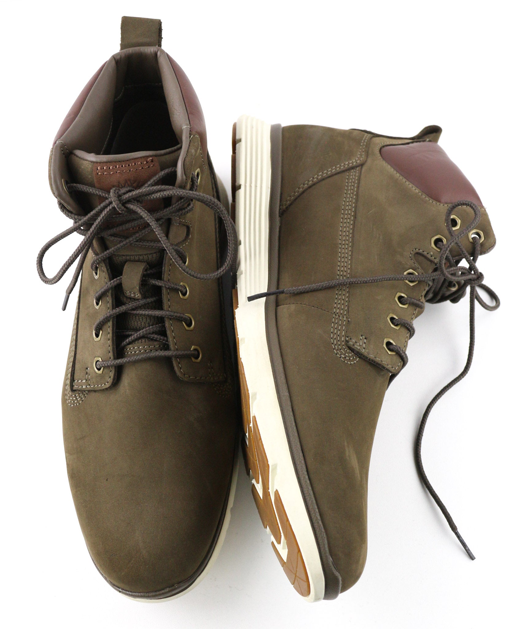 TIMBERLAND A2DNF-A6246 Men's Shoes EU43.5/44 Khaki Leather High-Top