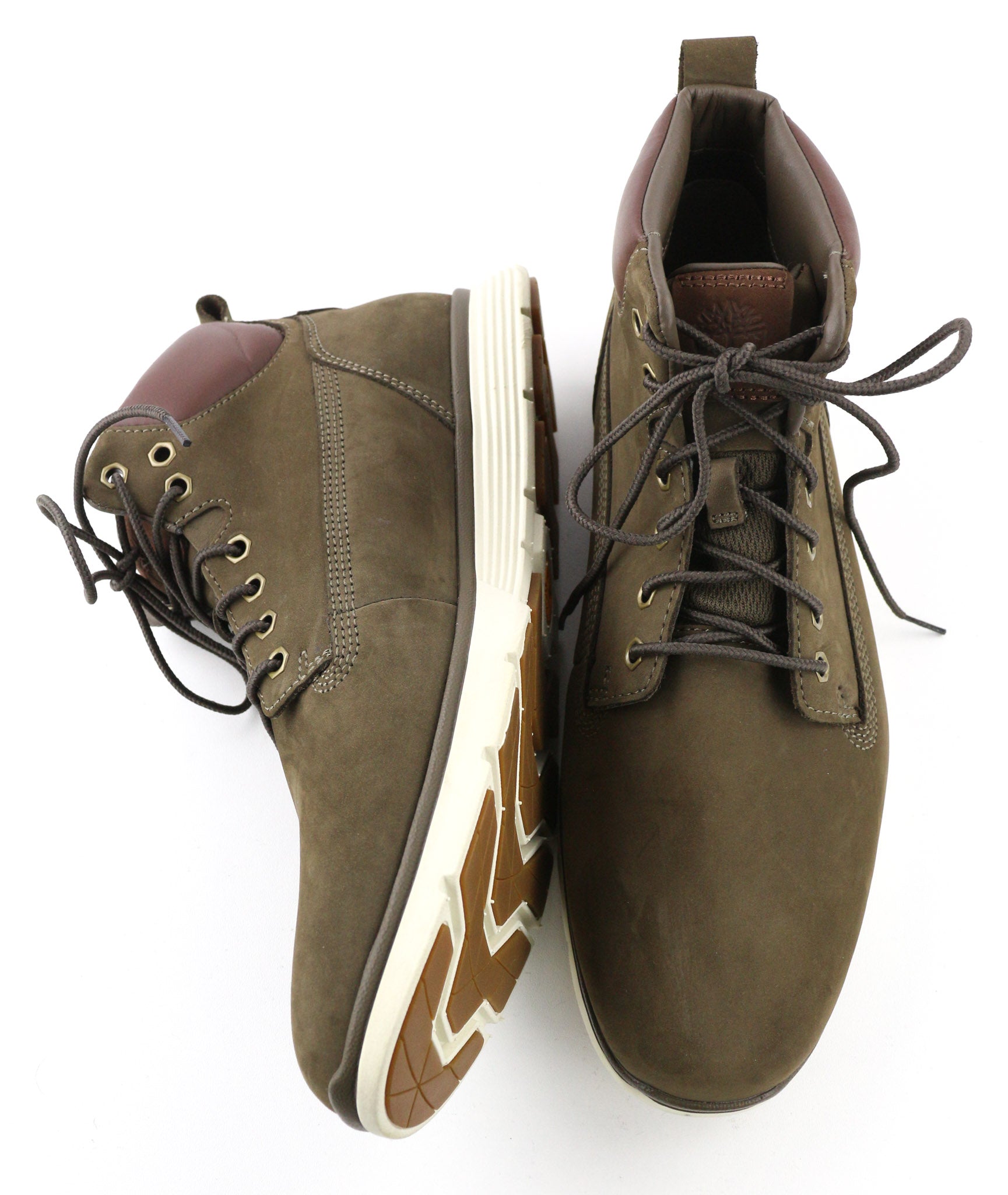 TIMBERLAND A2DNF-A6246 Men's Shoes EU43.5/44 Khaki Leather High-Top