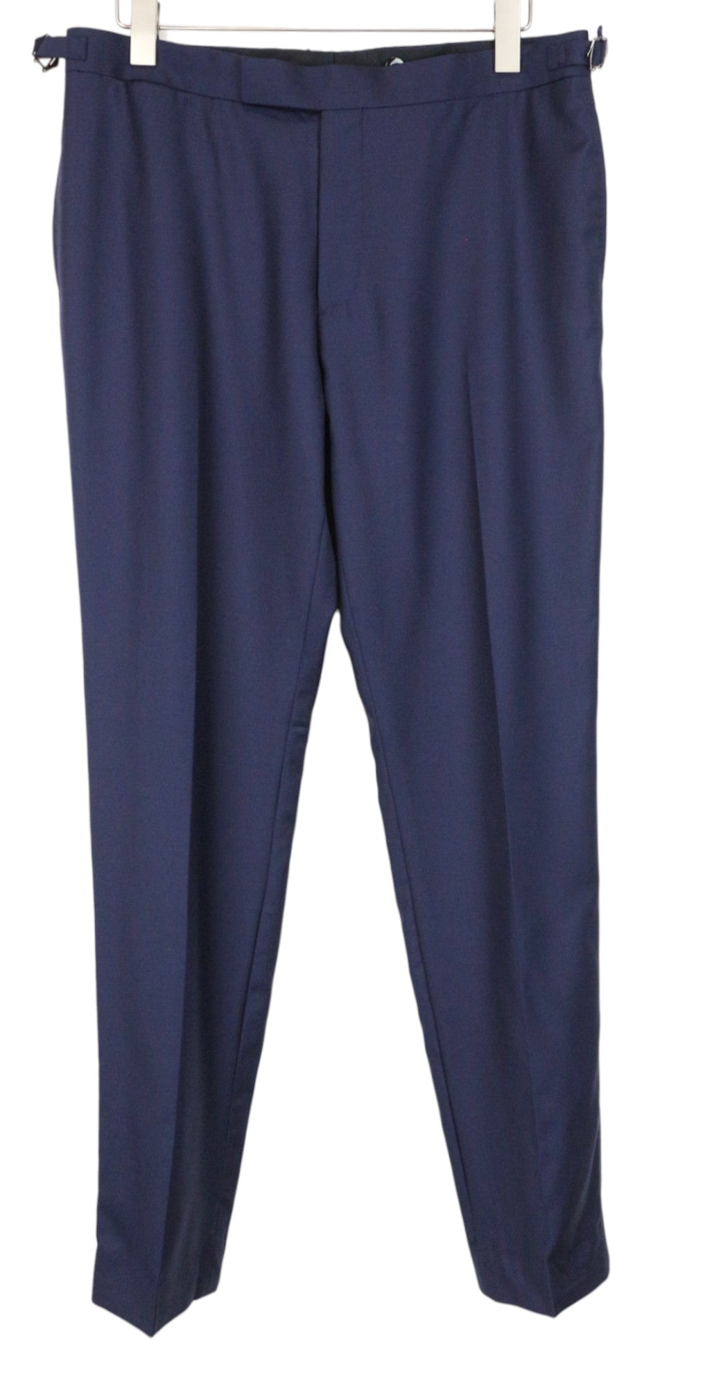 SUITSUPPLY Lazio Tuxedo Men's Suit UK42R Blue Slim S130s Wool 3Pc Peak Lapel