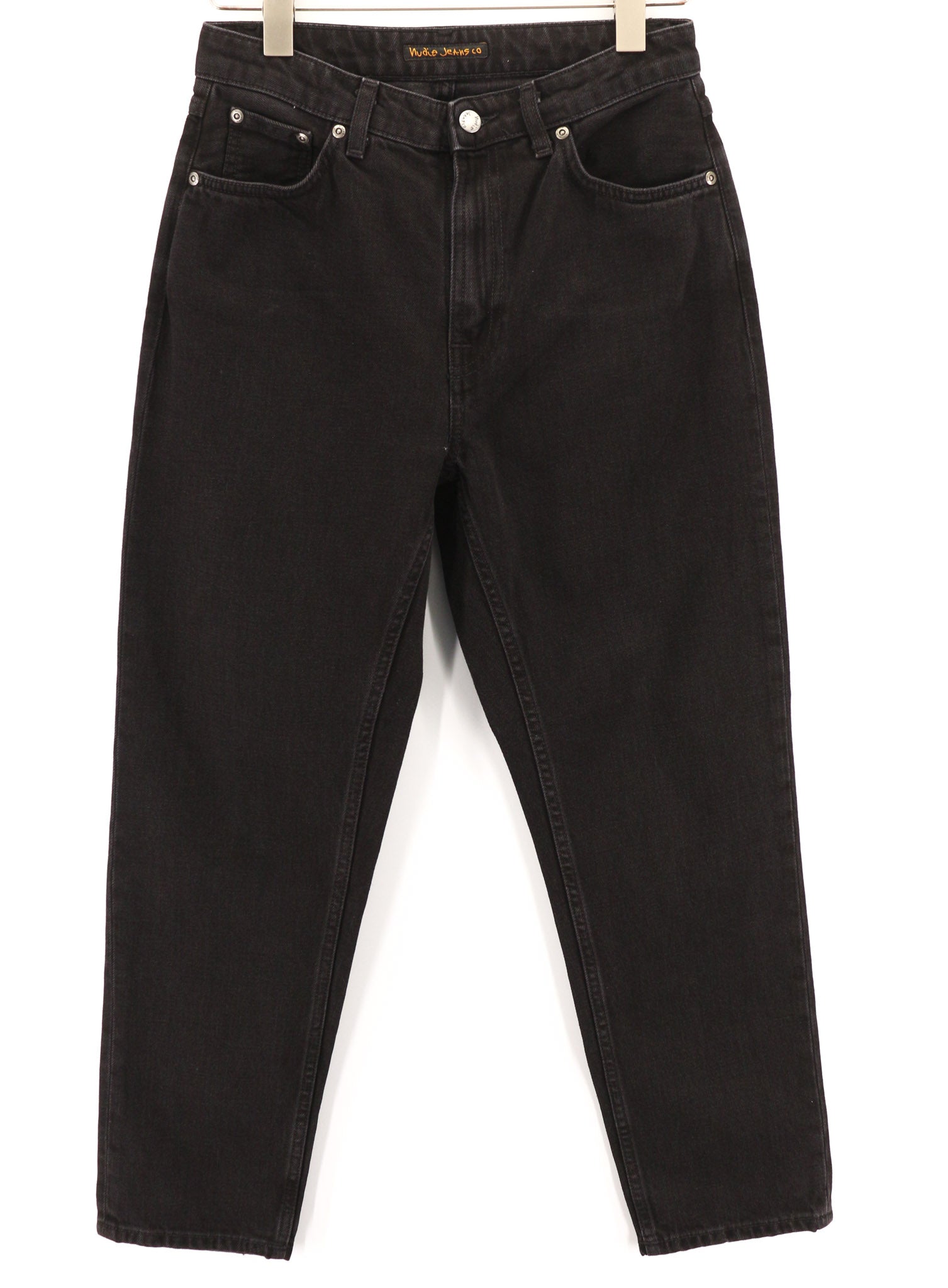 NUDIE JEANS Breezy Brit Women's Jeans W29/L28 Regular Taper Black Casual