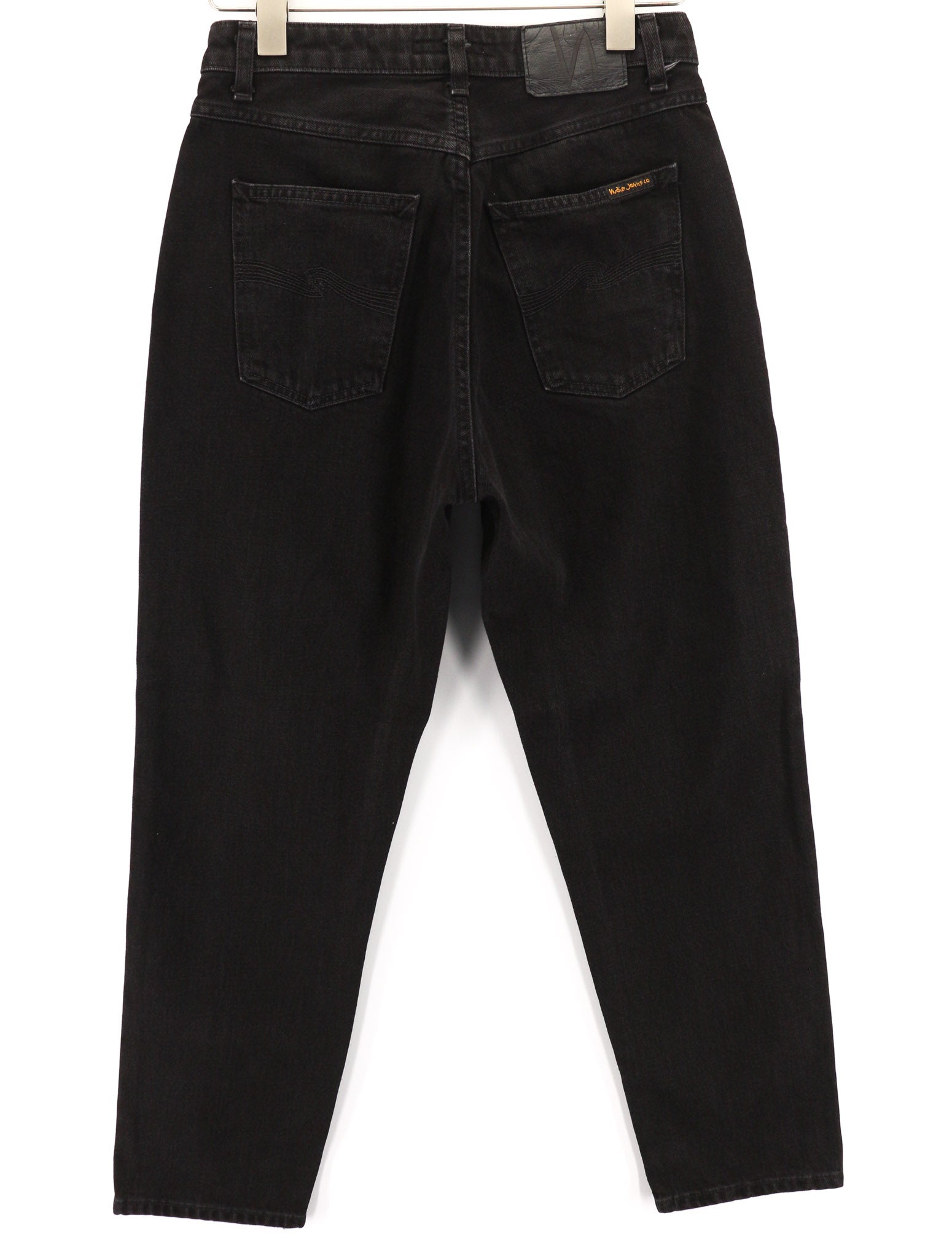 NUDIE JEANS Breezy Brit Women's Jeans W29/L28 Regular Taper Black Casual