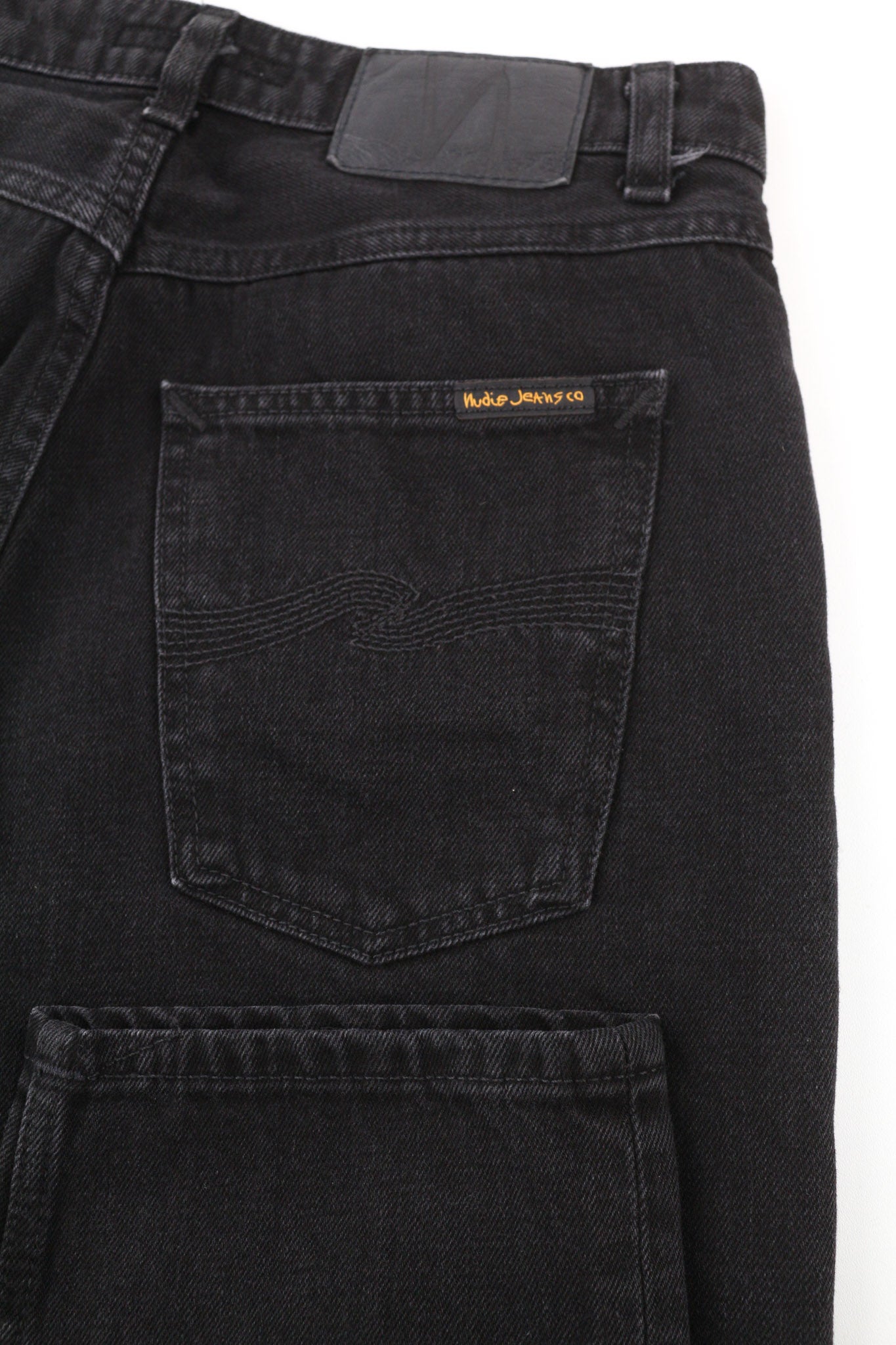 NUDIE JEANS Breezy Brit Women's Jeans W29/L28 Regular Taper Black Casual