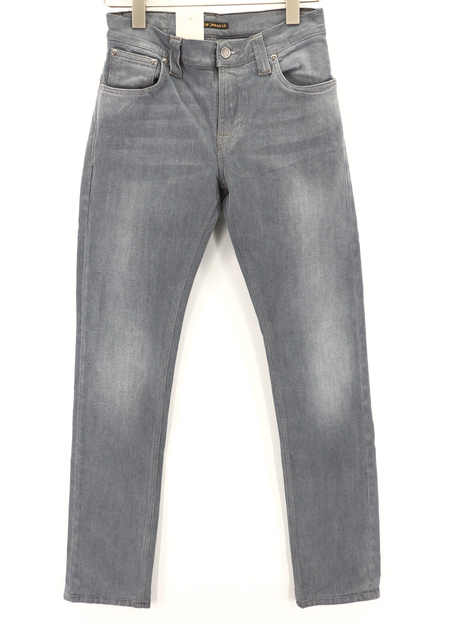 NUDIE JEANS ploni „Finn“ vyriški džinsai W28/L32 Slim washed grey tamprūs