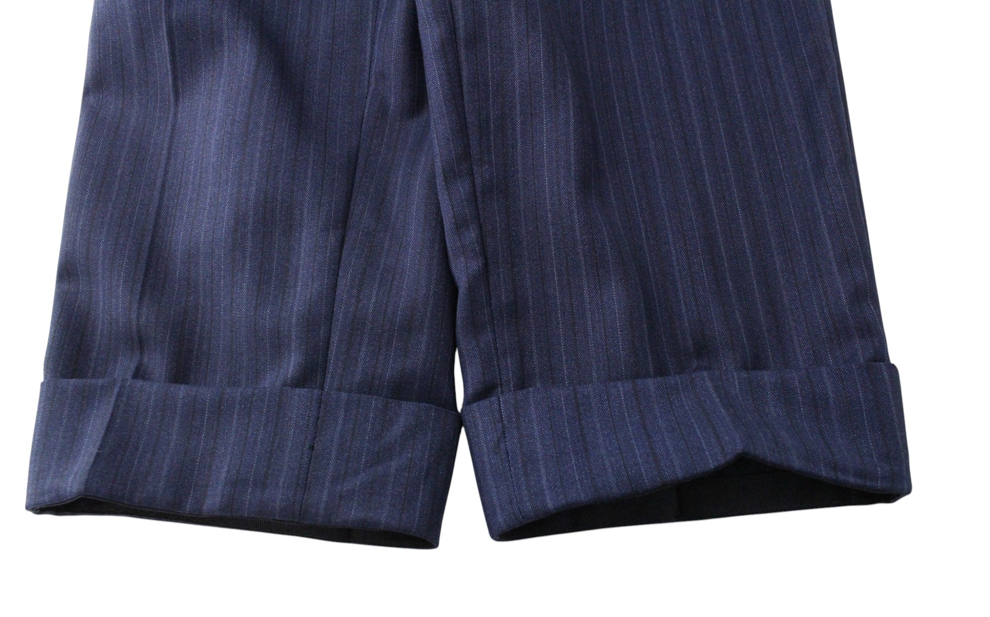 SUITSUPPLY Havana Tulip Suit UK40R Men's Blue Slim Fit Wool Herringbone S130