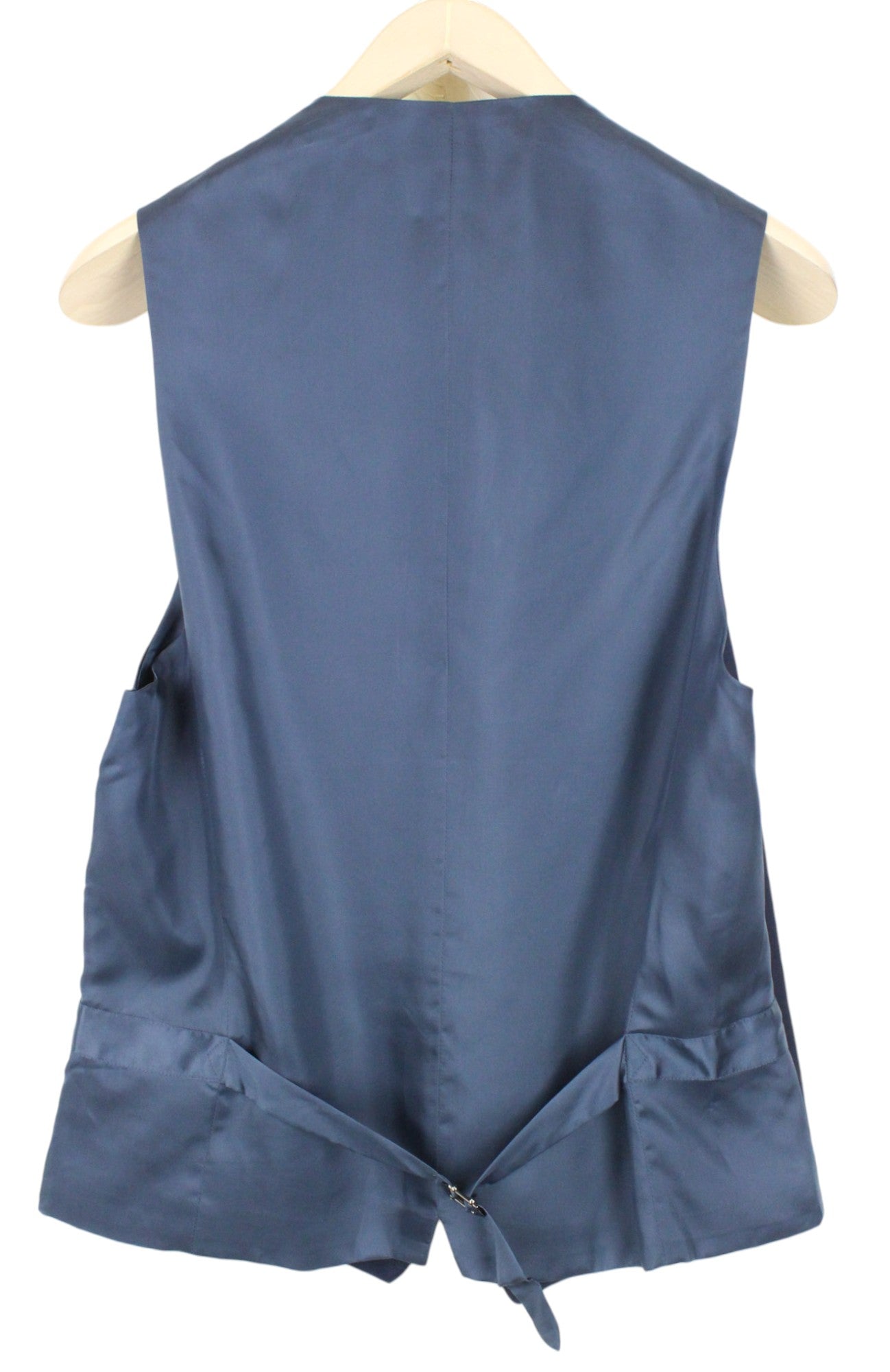 SUITSUPPLY La Spalla Suit UK42S Blue 3-Piece Slim Fit Wool Perennial Men's