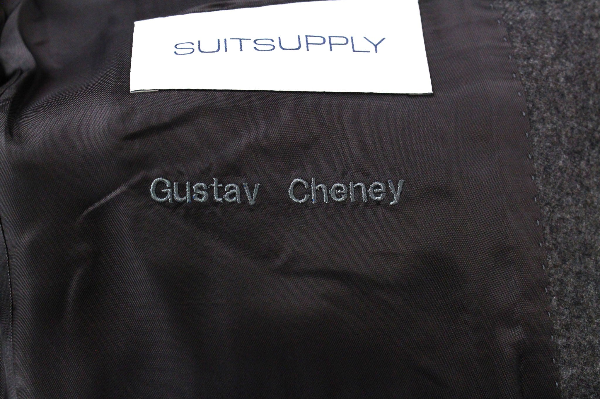 SUITSUPPLY La Spalla Men's Suit UK40R Brown Pure Wool Slim 2Pc Formal Melange