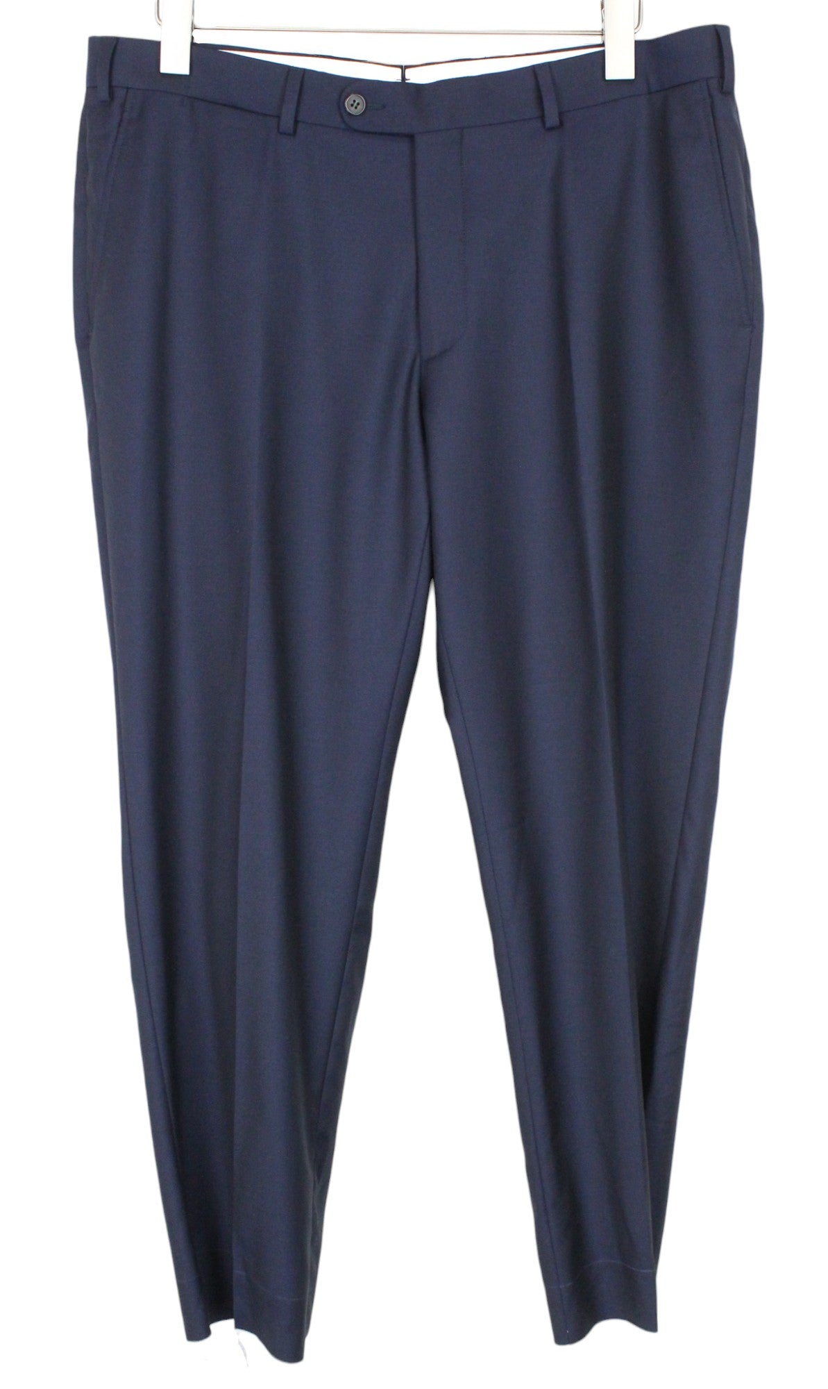 SUITSUPPLY Napoli Suit UK44R Men's S110 Wool 2-Piece Navy Melange Formal