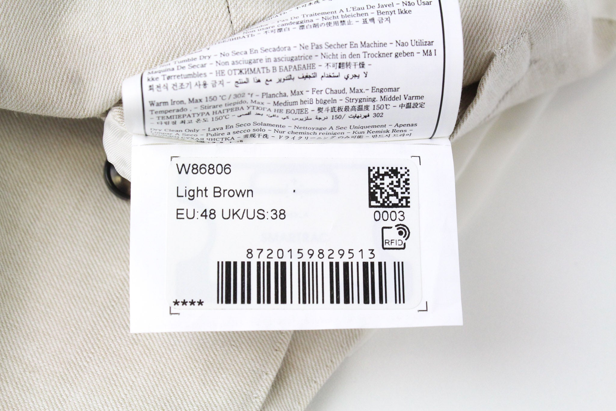 SUITSUPPLY Havana Suit UK38R Beige Melange 3-Piece Linen Cotton Slim Fit Men