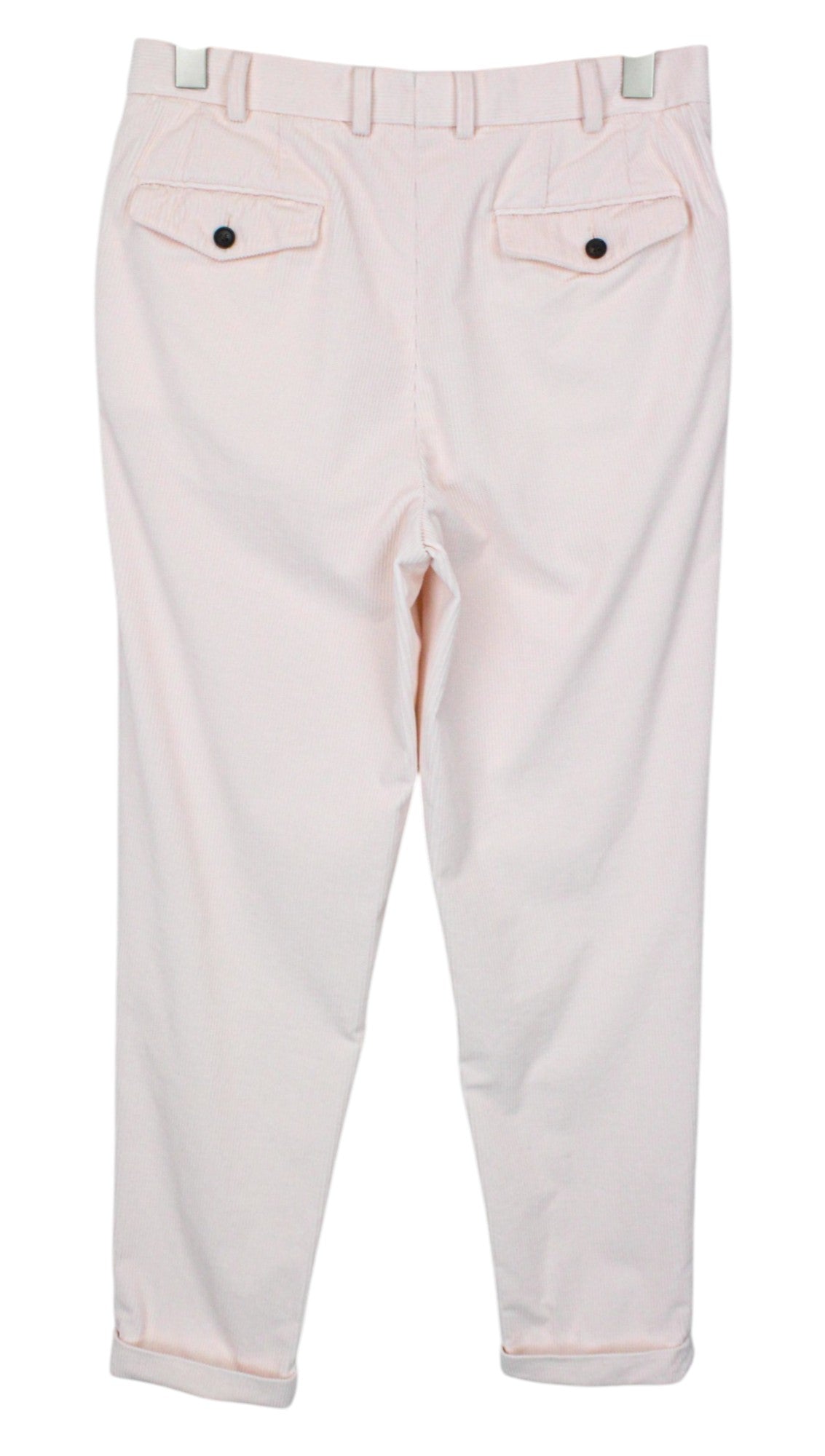 SUITSUPPLY Havana Patch Men's Suit UK36R Pink Slim Cotton Velvet Cord 2-Piece