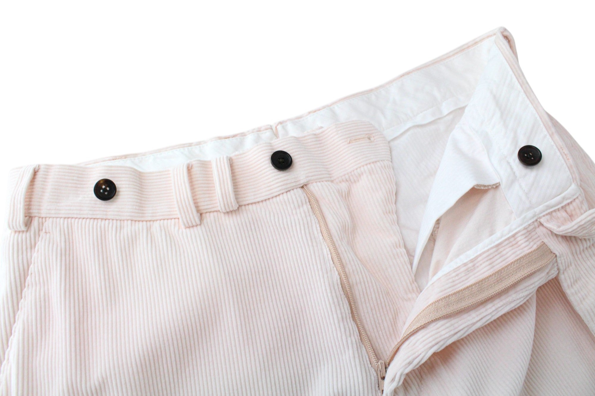 SUITSUPPLY Havana Patch Men's Suit UK36R Pink Slim Cotton Velvet Cord 2-Piece