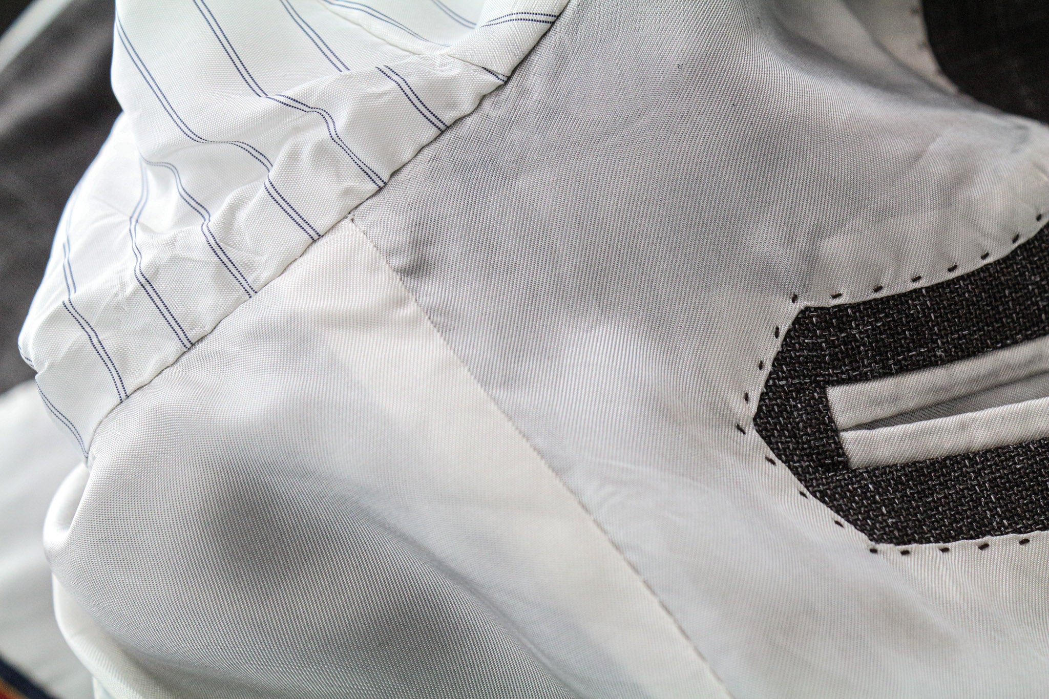 SUITSUPPLY Havana Patch Men's Suit UK36R Wool Silk Linen Brown Slim 3-Piece