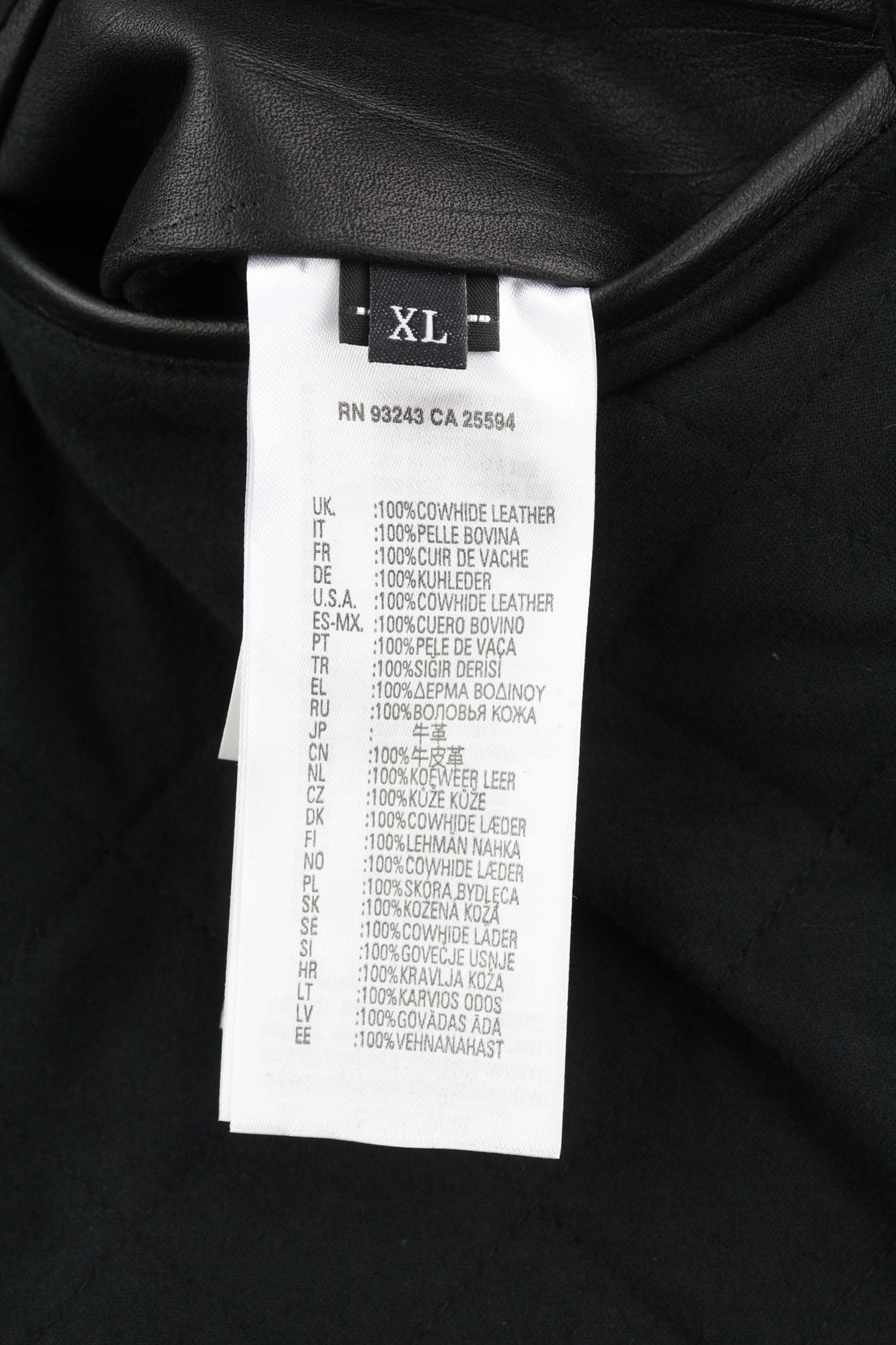 DIESEL L-Gilbert-Fur Mens Jacket XL Cowhide Leather Lambskin Collar RRP€1095