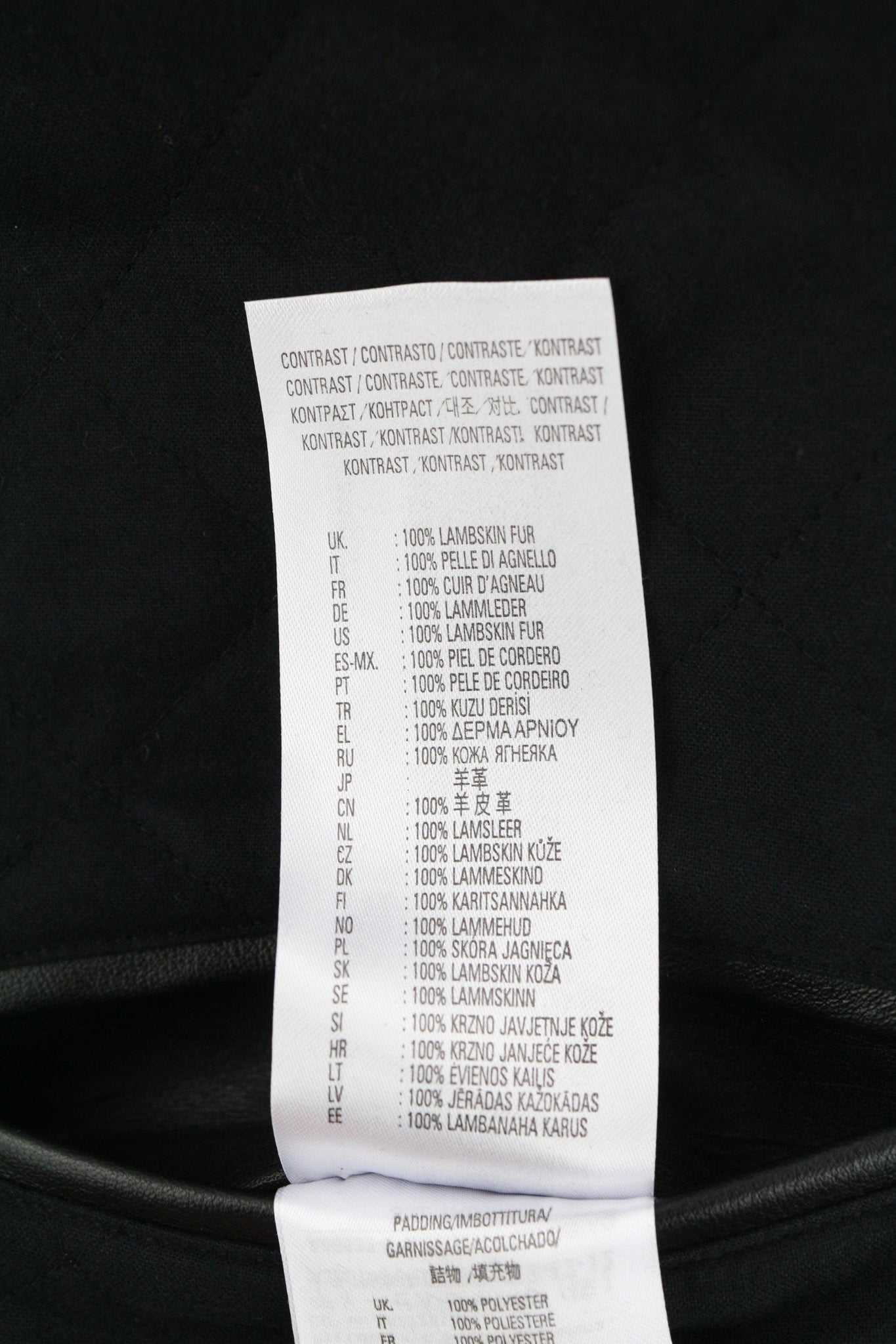 DIESEL L-Gilbert-Fur Mens Jacket XL Cowhide Leather Lambskin Collar RRP€1095