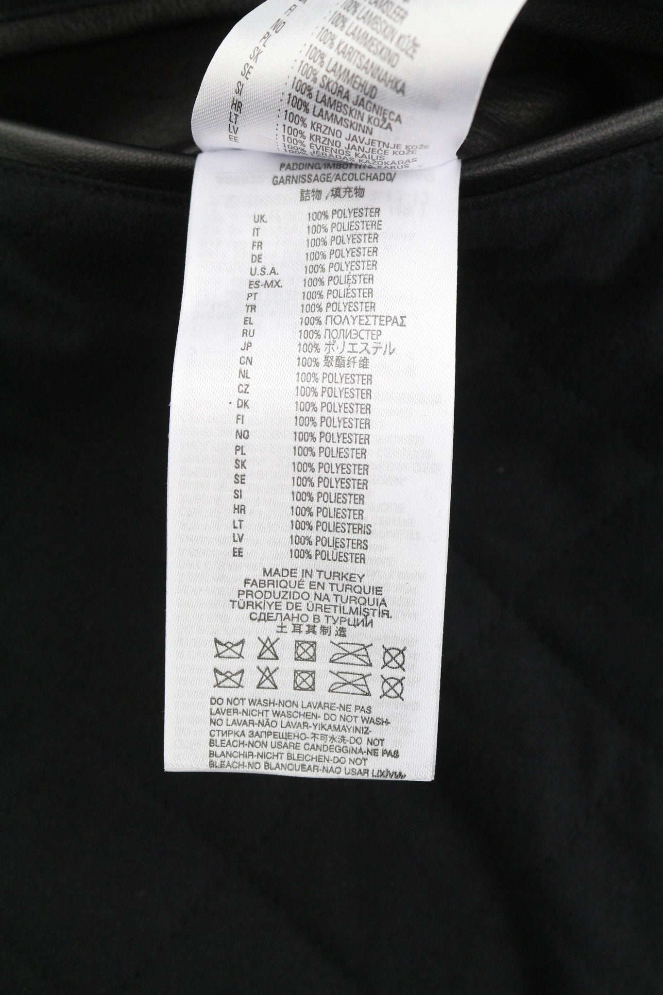 DIESEL L-Gilbert-Fur Mens Jacket XL Cowhide Leather Lambskin Collar RRP€1095