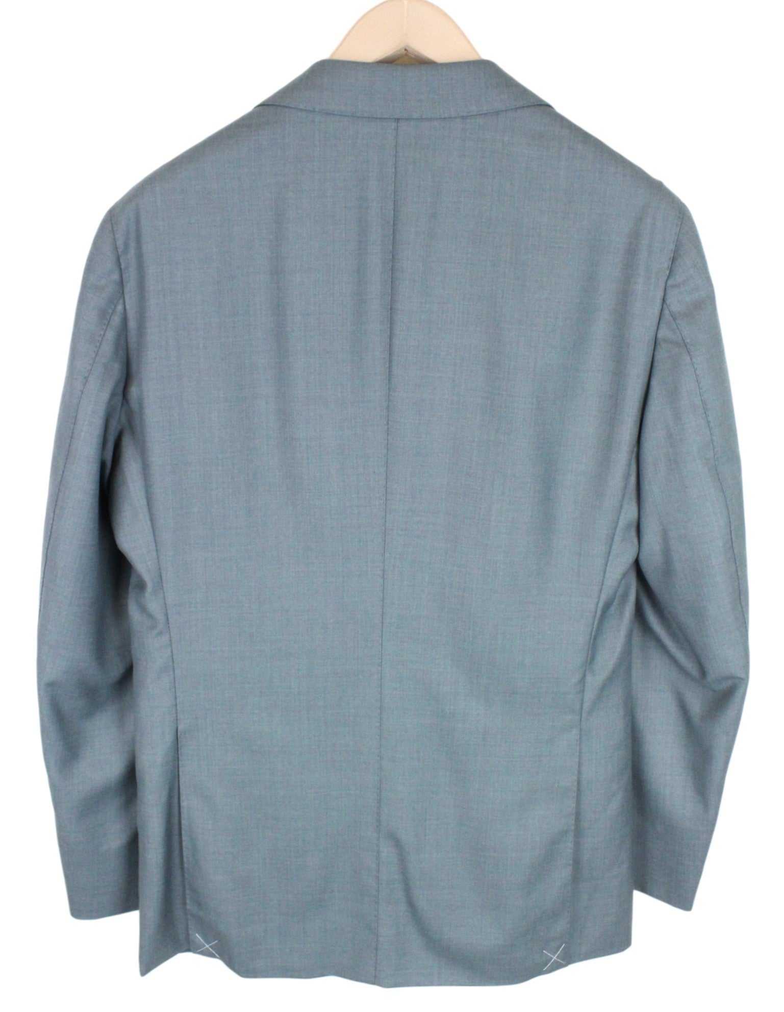 SUITSUPPLY Havana Jetted Men's UK38R Blue Slim Fit Wool Lined 2Pc Suit