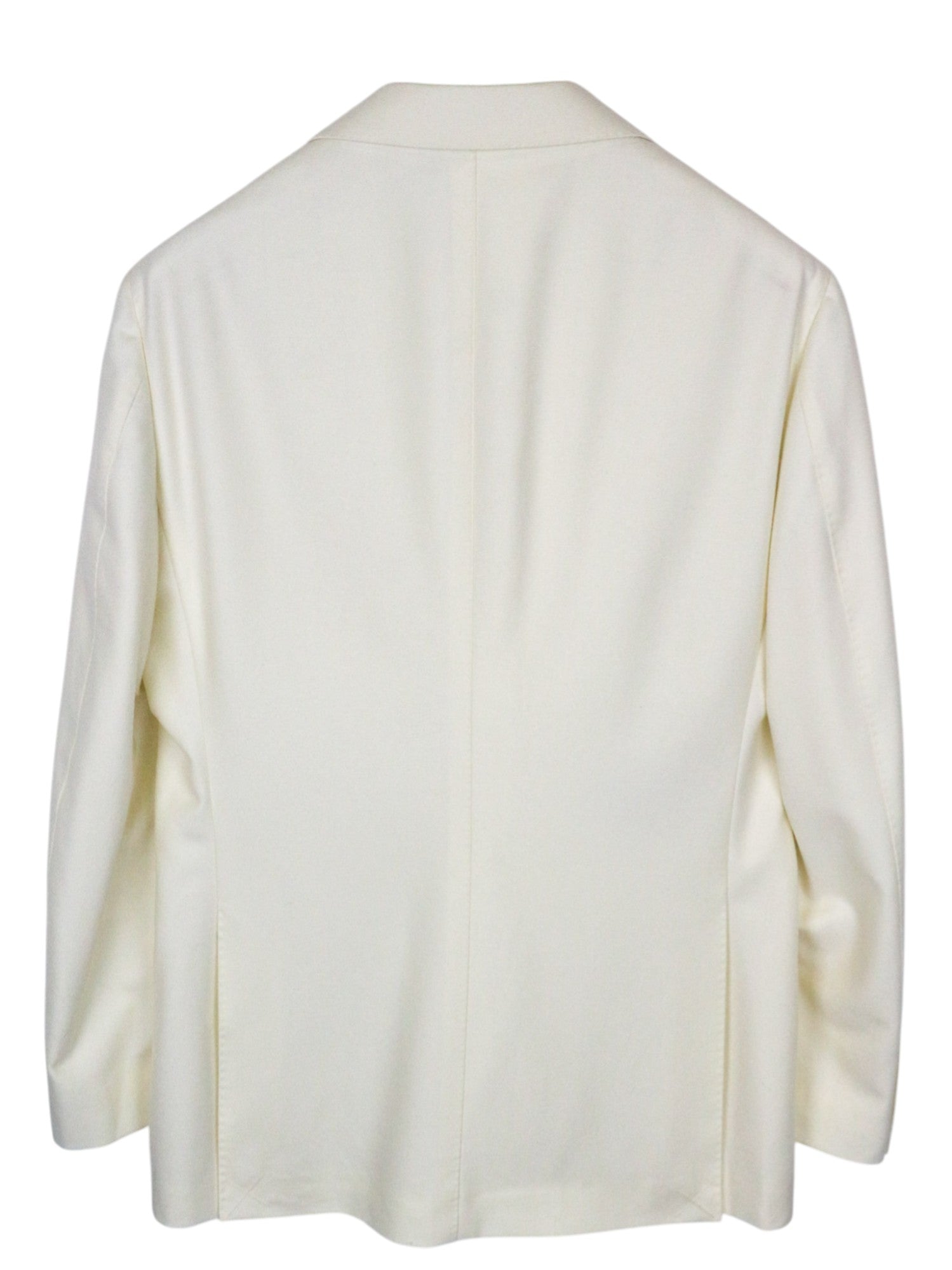 SUITSUPPLY Havana Men's Suit UK40R Off-White Slim Wool Single-Breasted 2-Piece