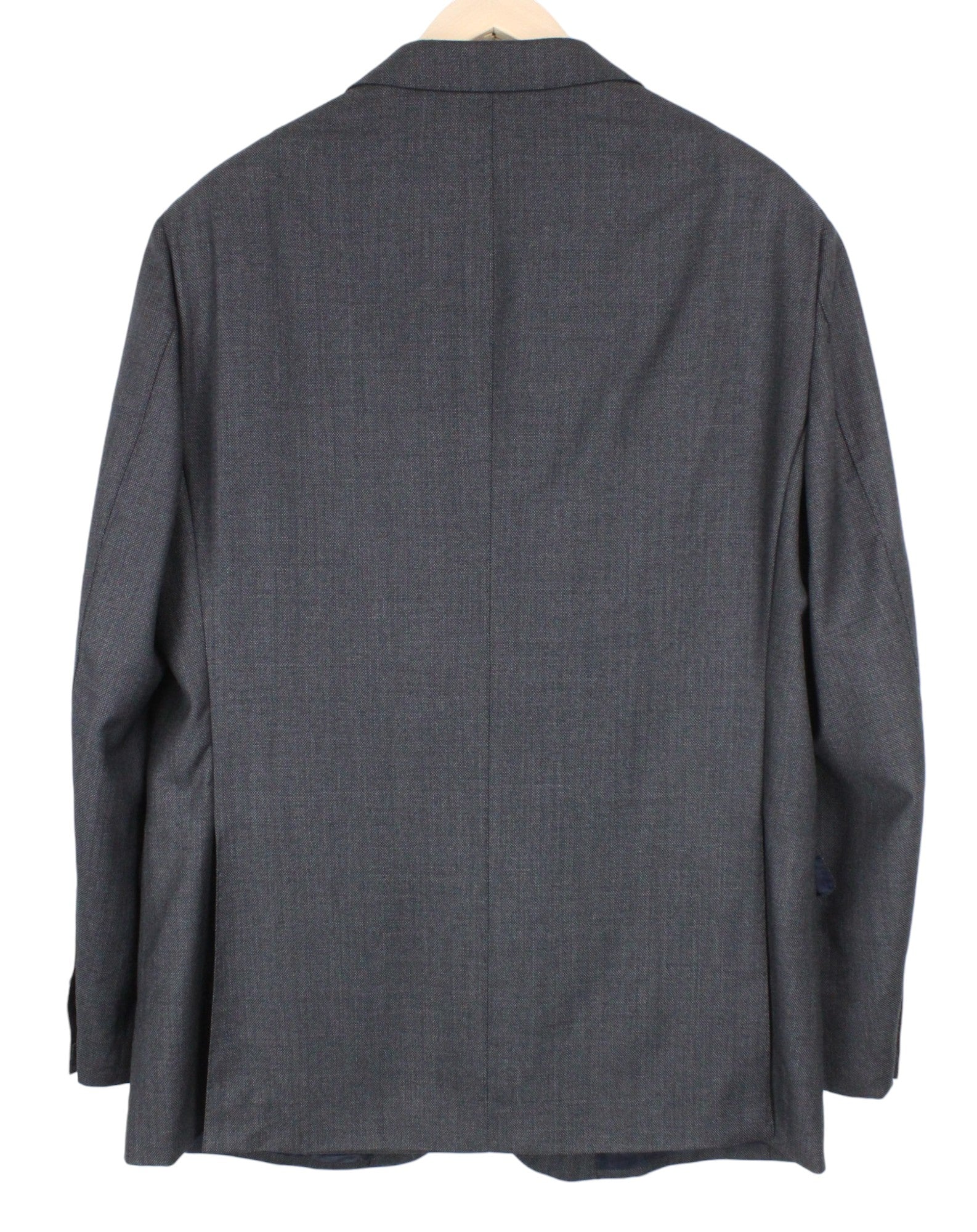 SUITSUPPLY Sienna Men's UK46R Grey Pure Wool Single-Breasted 2 Piece Lined Suit