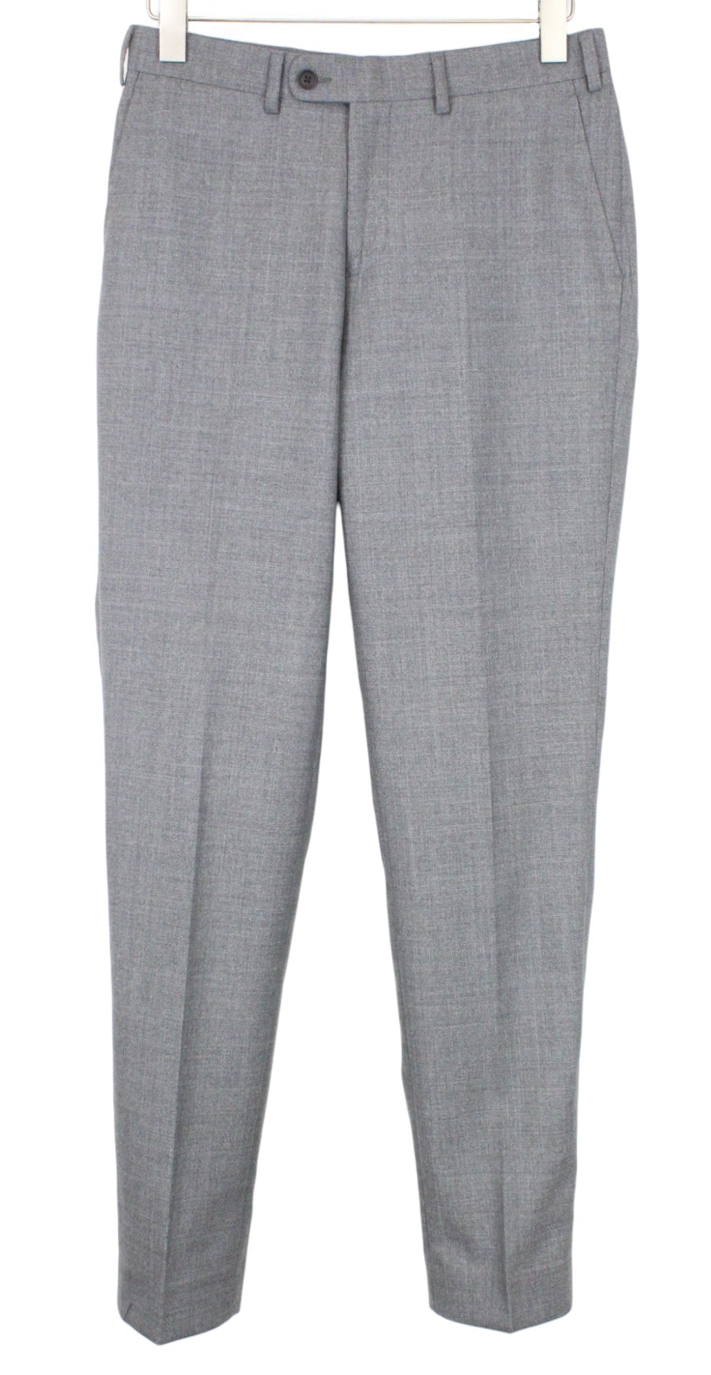 SUITSUPPLY Lazio Men's Suit UK34R Grey Slim Wool 2Pc Tropical Melange
