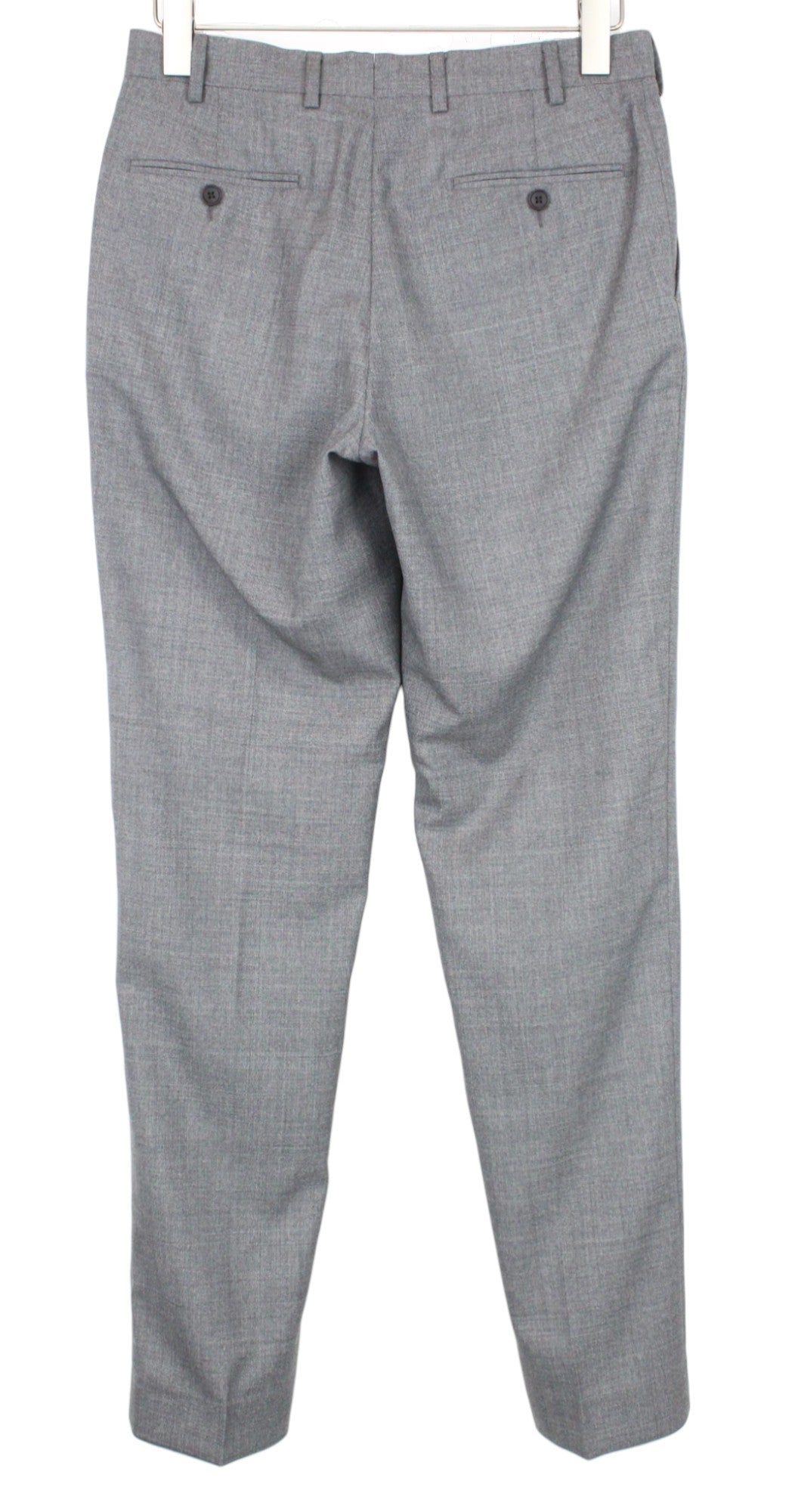 SUITSUPPLY Lazio Men's Suit UK34R Grey Slim Wool 2Pc Tropical Melange