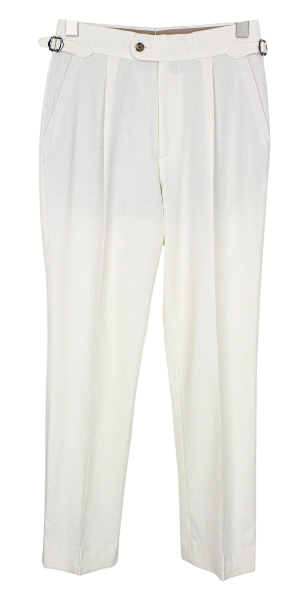 SUITSUPPLY La Spalla Suit UK30R Men's Off-White 2pc Slim Fit Wool Classic