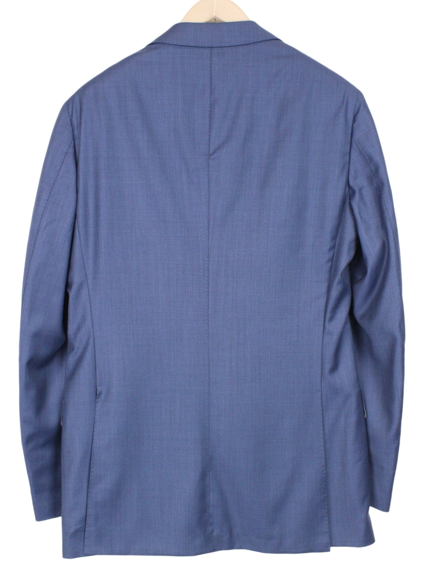 SUITSUPPLY Lazio La Spalla Men's Suit UK40L Slim Blue Wool 3Pc Super 150's