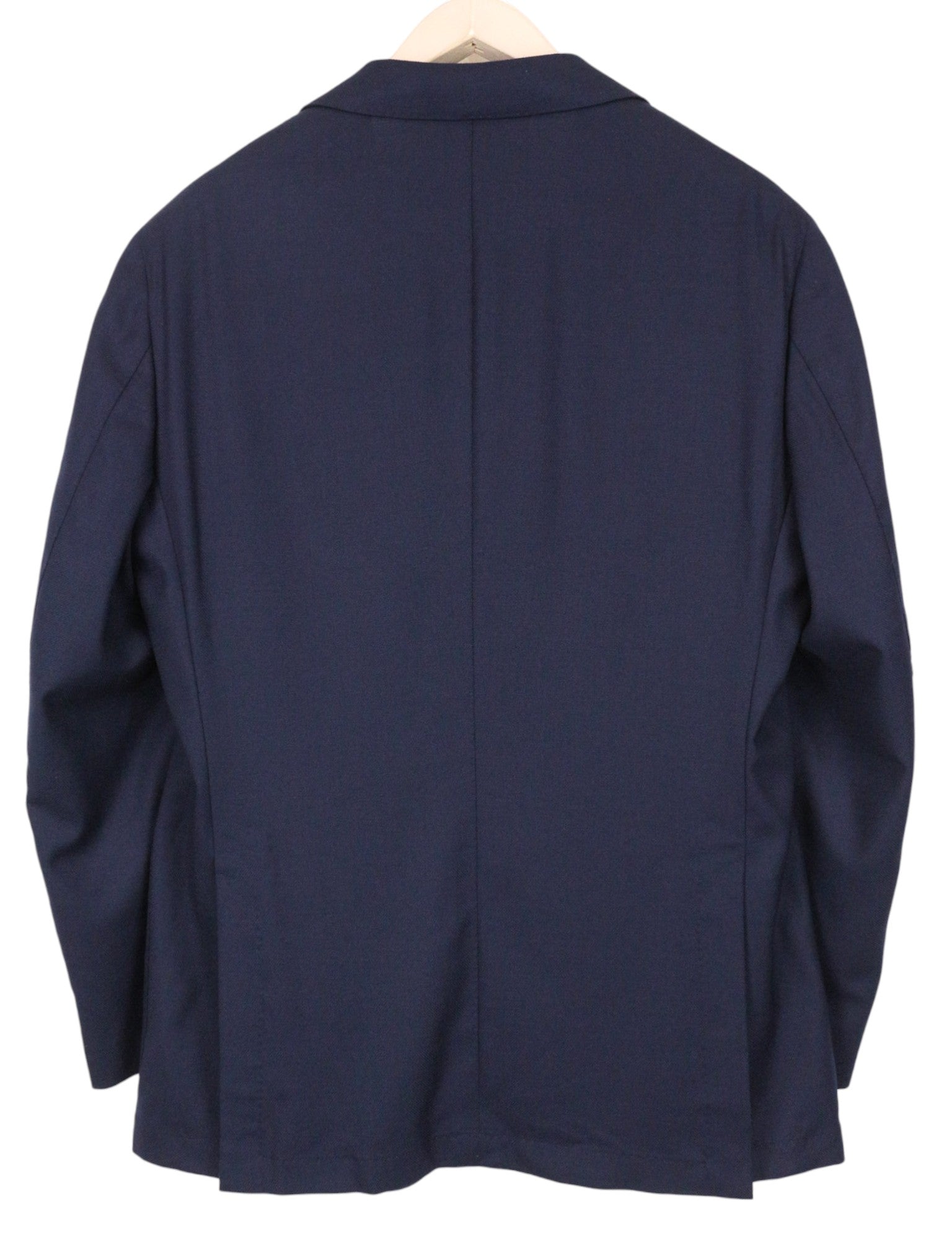 SUITSUPPLY Havana Patch Men's Suit UK42S Slim Navy Blue 2Pc Wool Mix Stretch