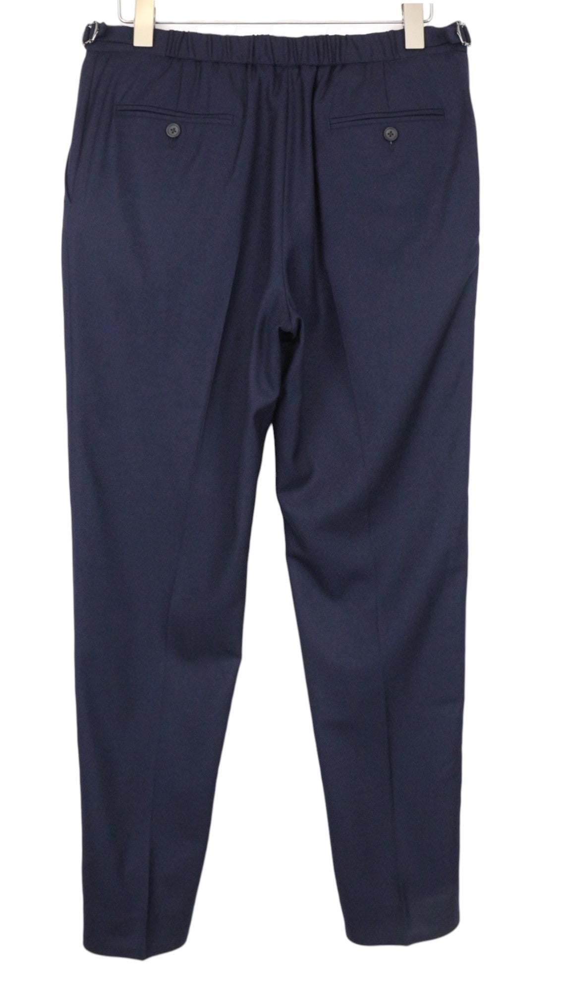 SUITSUPPLY Havana Patch Men's Suit UK42S Slim Navy Blue 2Pc Wool Mix Stretch