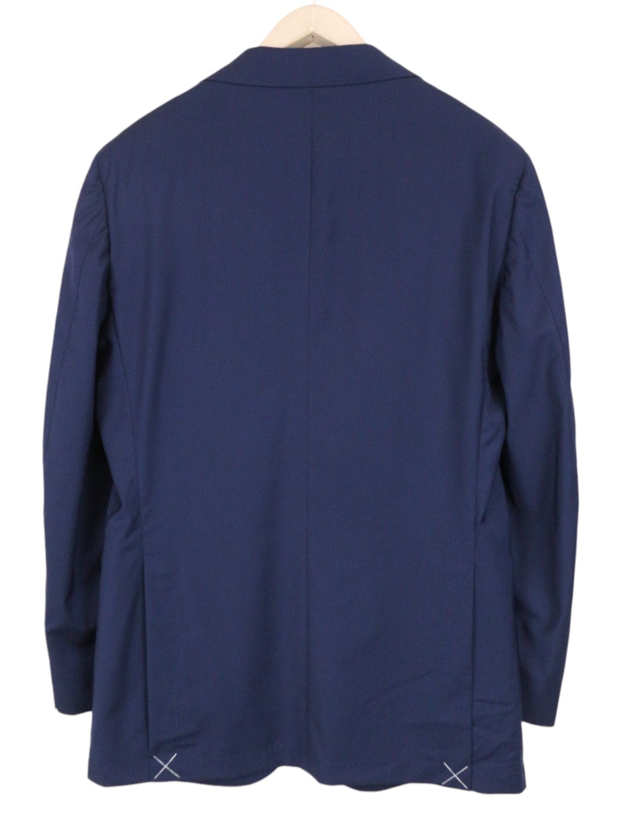 SUITSUPPLY La Spalla Men's Suit UK42R Navy Blue Slim Fit Wool Blend 2Pc Formal