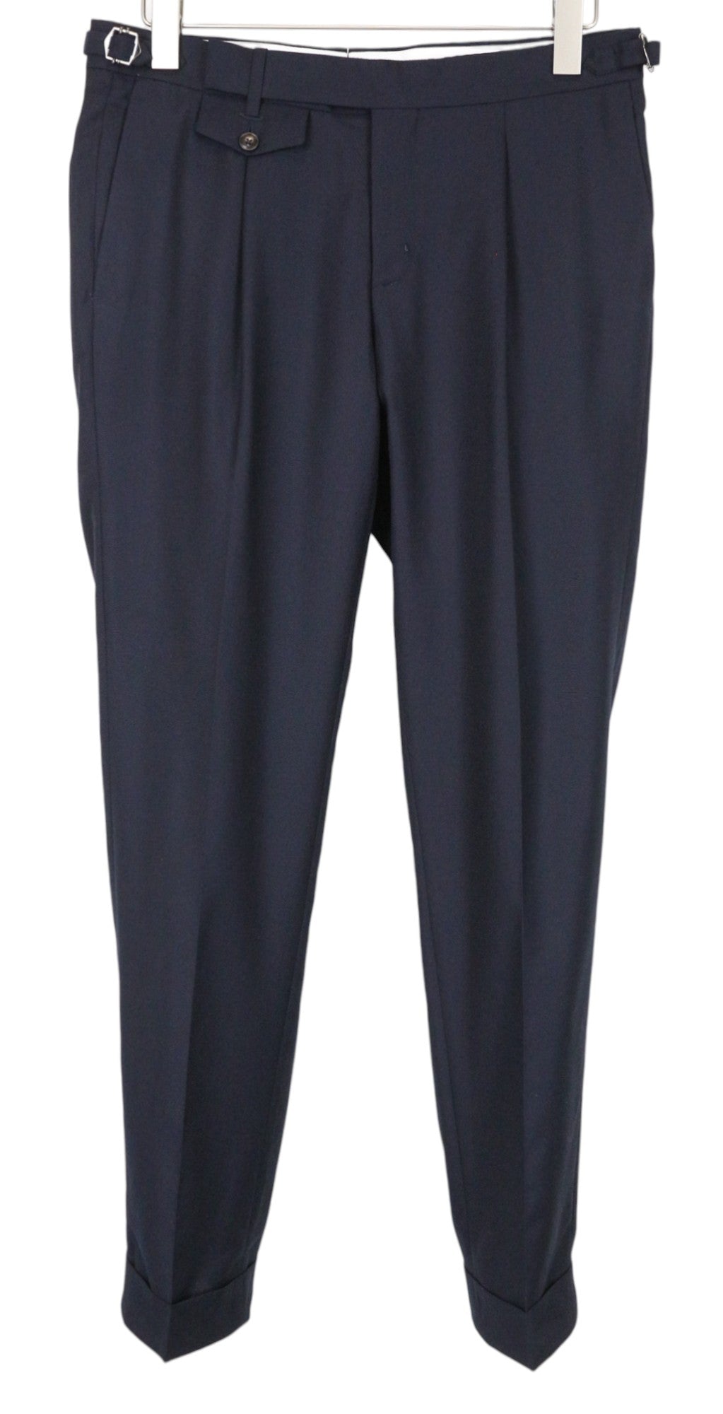 SUITSUPPLY La Spalla Men's Suit UK36R Navy Blue Wool S130s 3Pc Slim Tuxedo