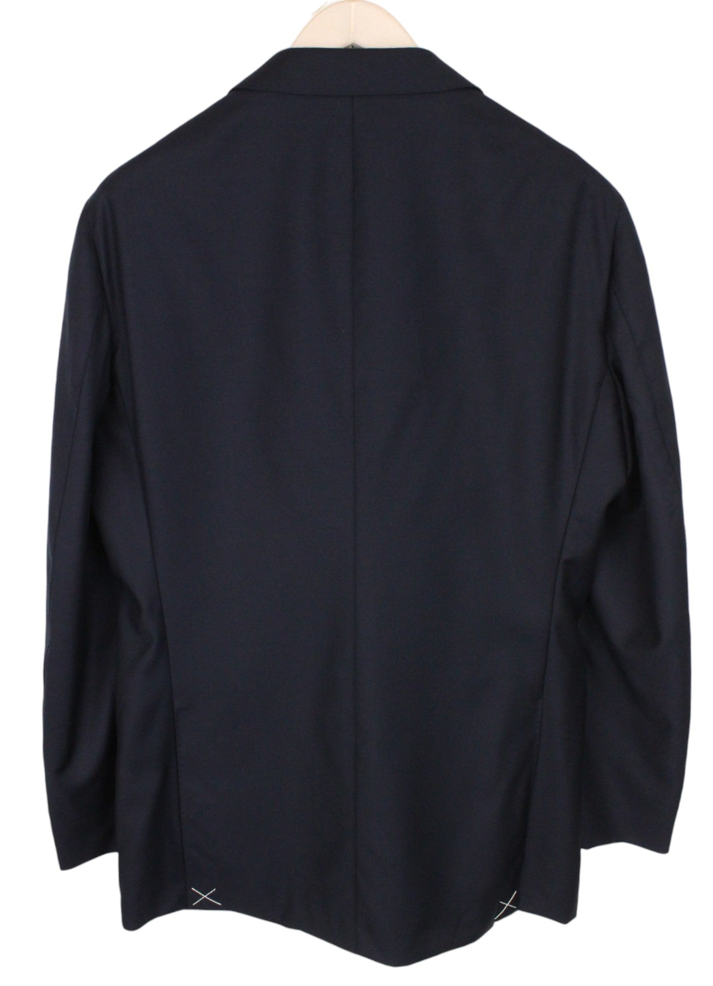 SUITSUPPLY Havana Peak Men's UK42L Blue Slim 3-Piece Super 110s Wool Suit