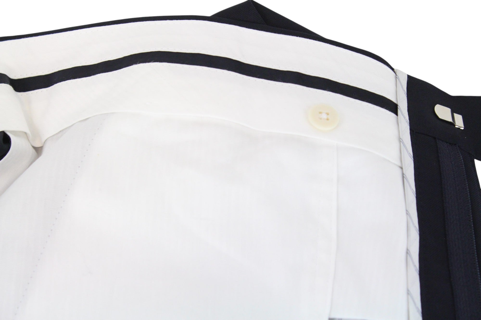 SUITSUPPLY Havana Peak Men's UK42L Blue Slim 3-Piece Super 110s Wool Suit