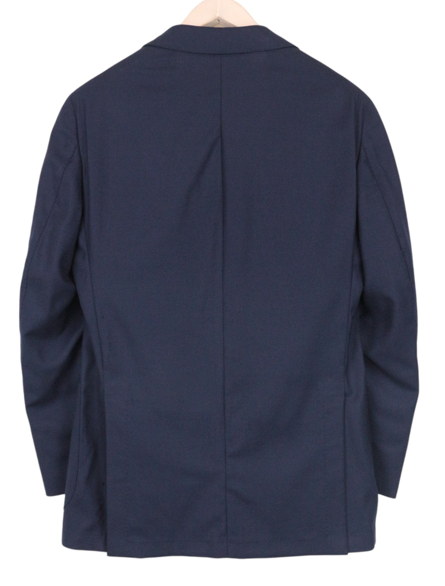 SUITSUPPLY Havana Patch Men's Suit UK36R Wool Blue 2-Piece Slim Unlined