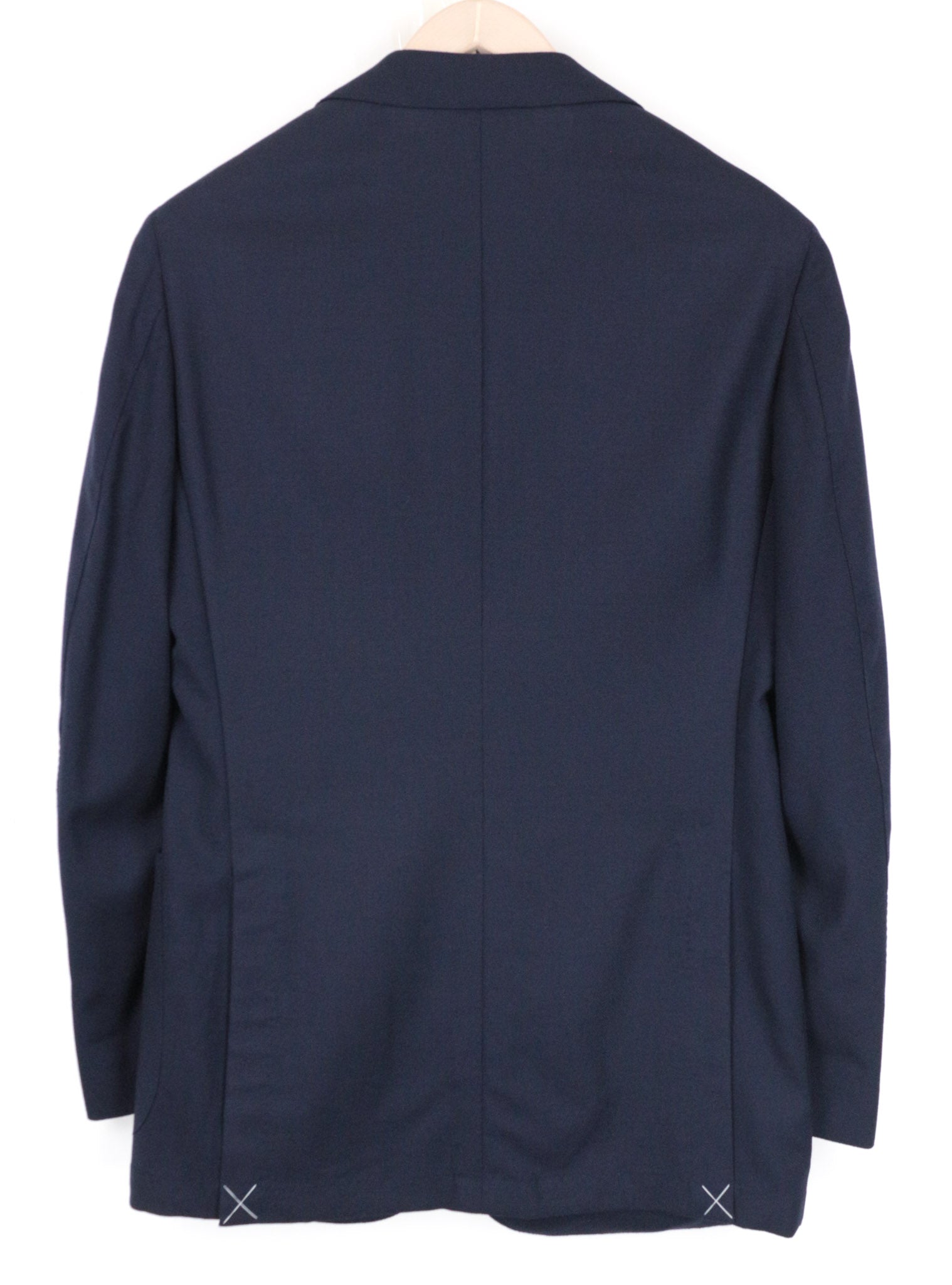 SUITSUPPLY La Spalla vyriškas kostiumas UK34R UK36R trijų dalių mėlynas grynos vilnos klasikinio kirpimo